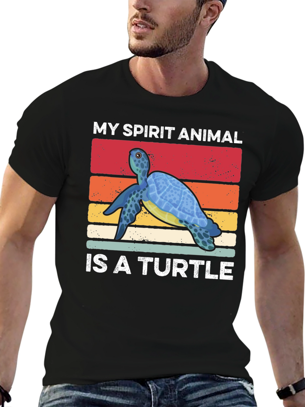 My Spirit Animal is a Turtle Graphic Tee