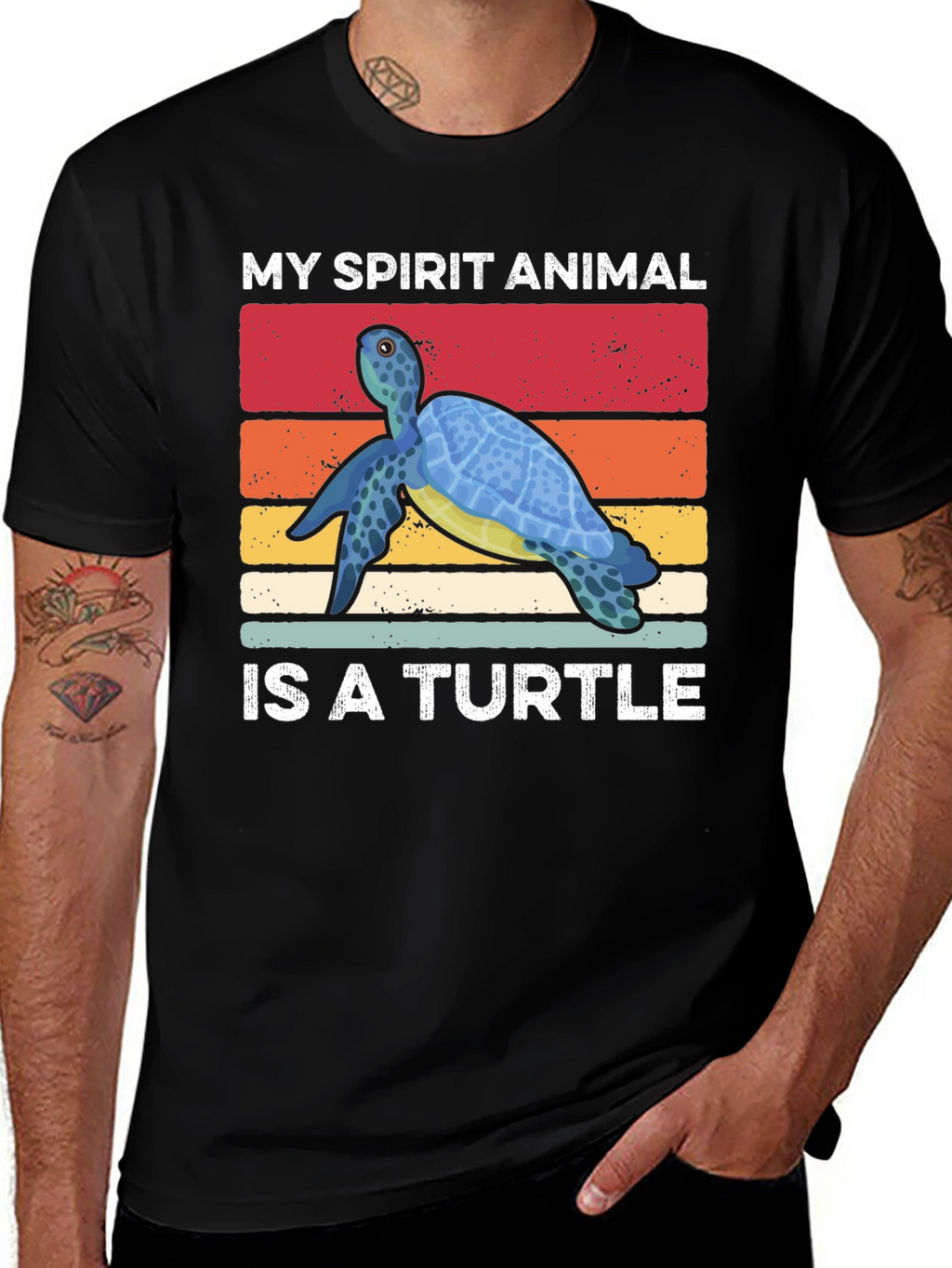 My Spirit Animal is a Turtle Graphic Tee
