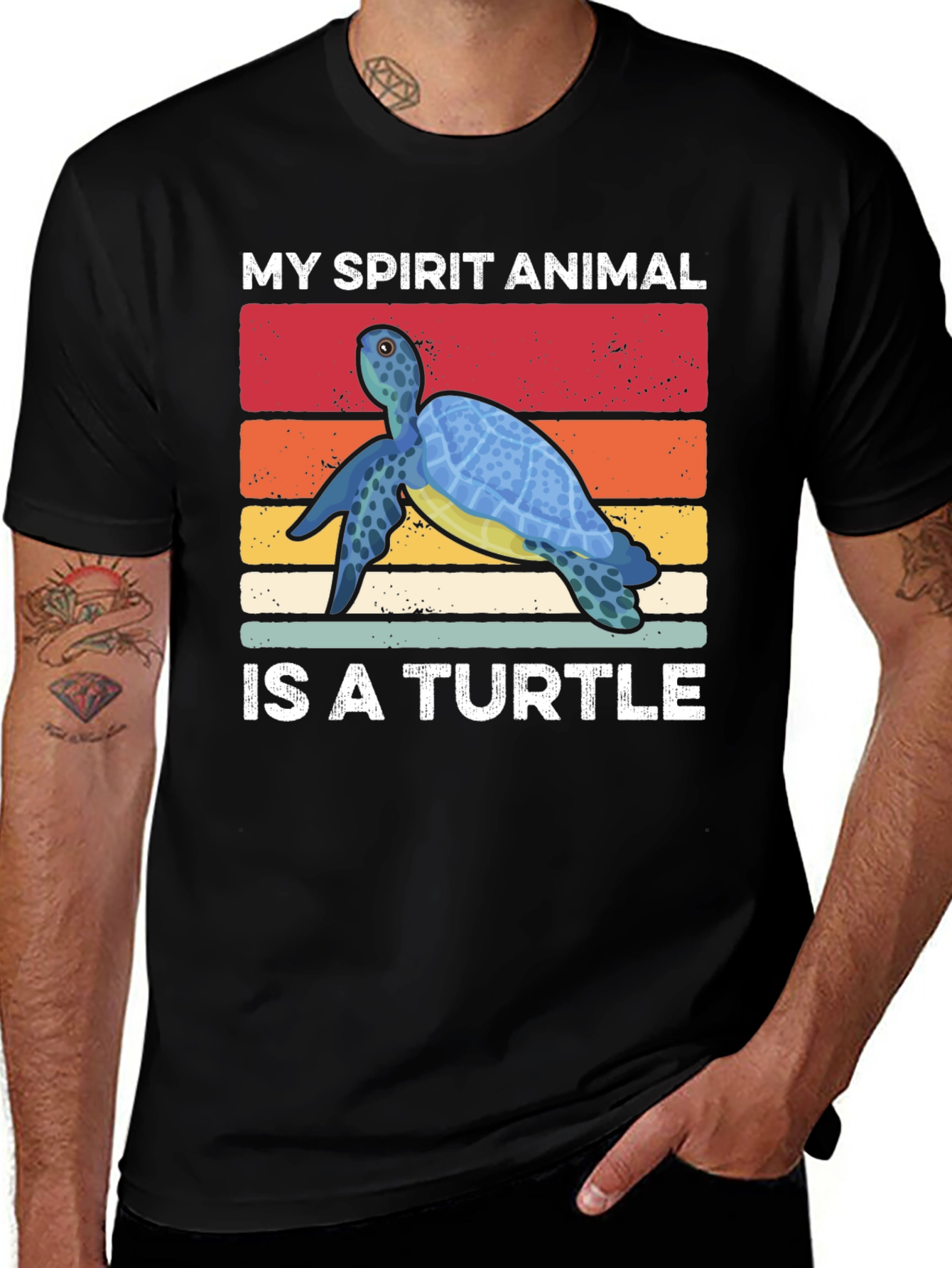 My Spirit Animal is a Turtle Graphic Tee