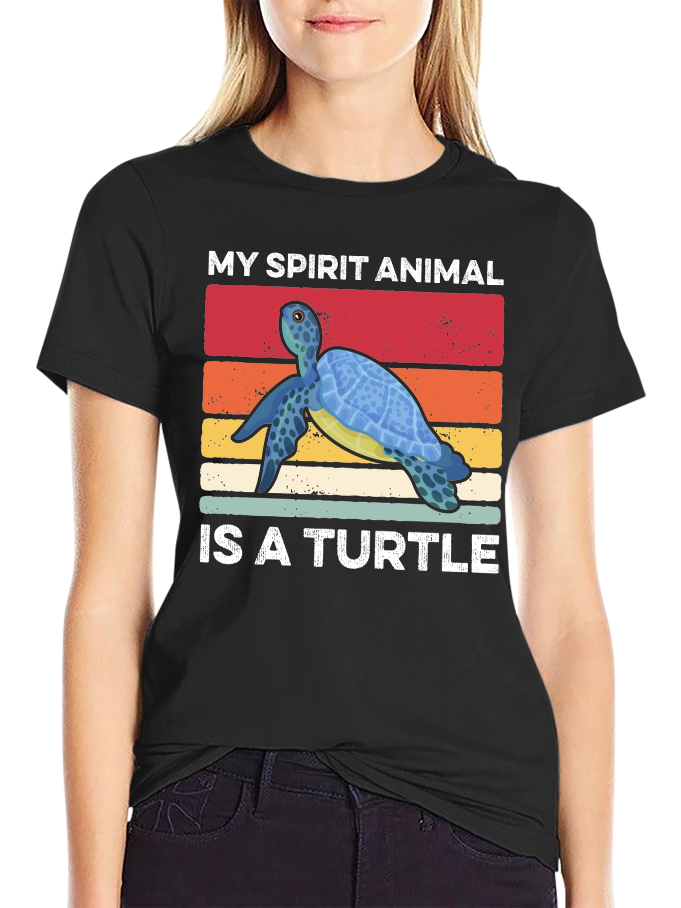 My Spirit Animal is a Turtle Graphic Tee