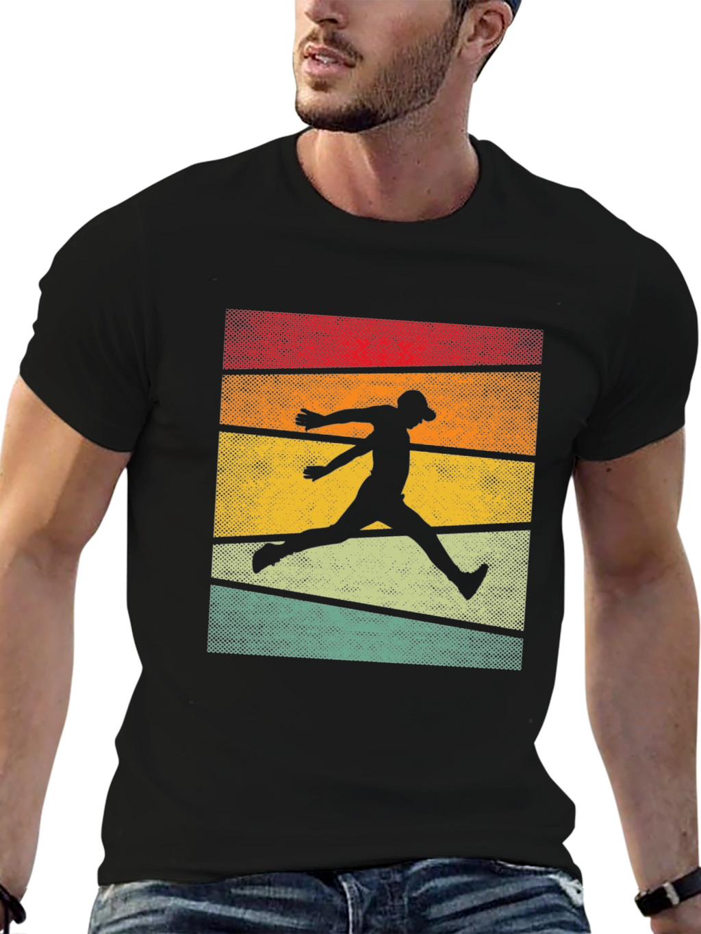 Retro Runner Graphic T-Shirt