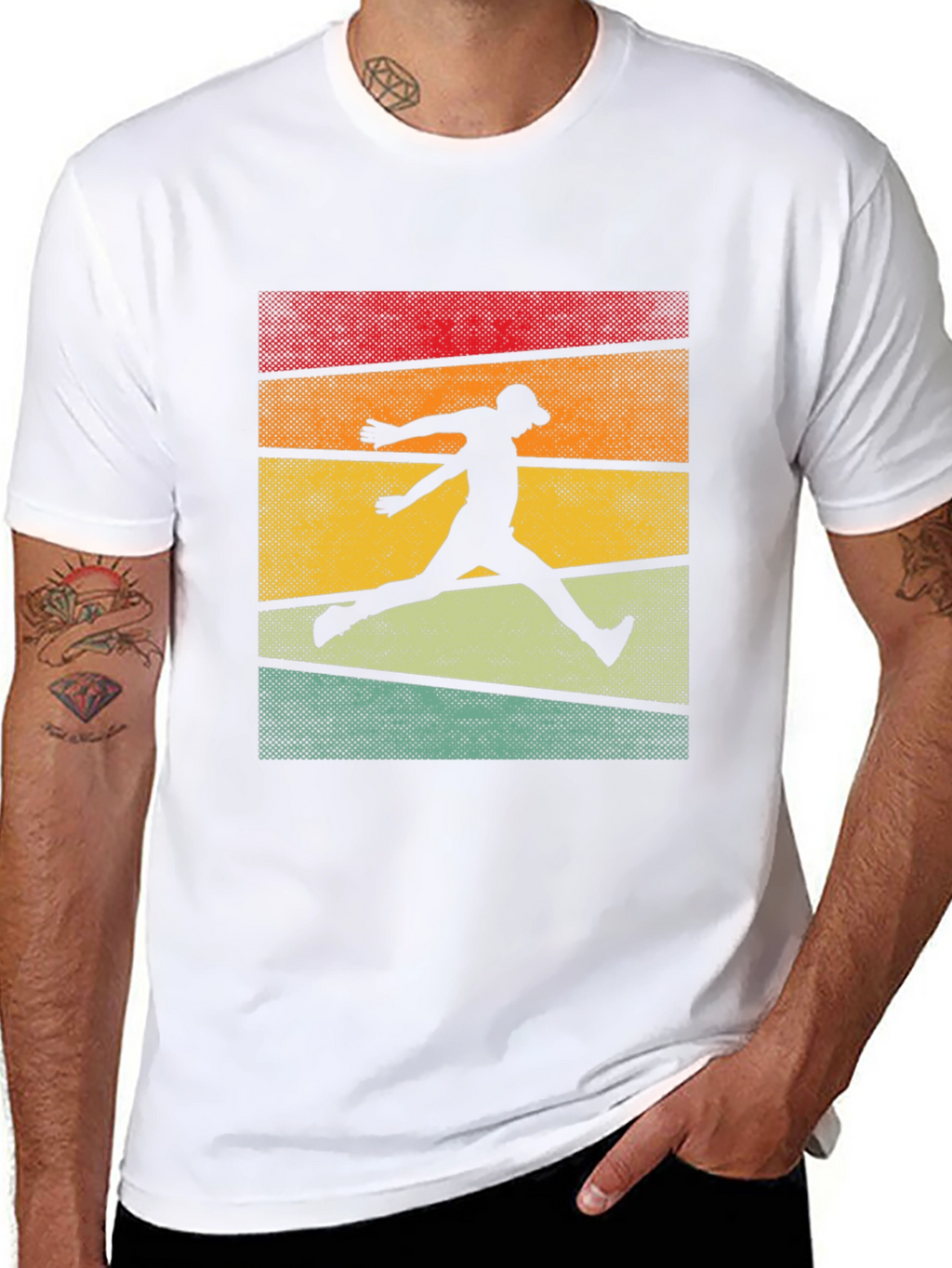 Retro Runner Graphic T-Shirt