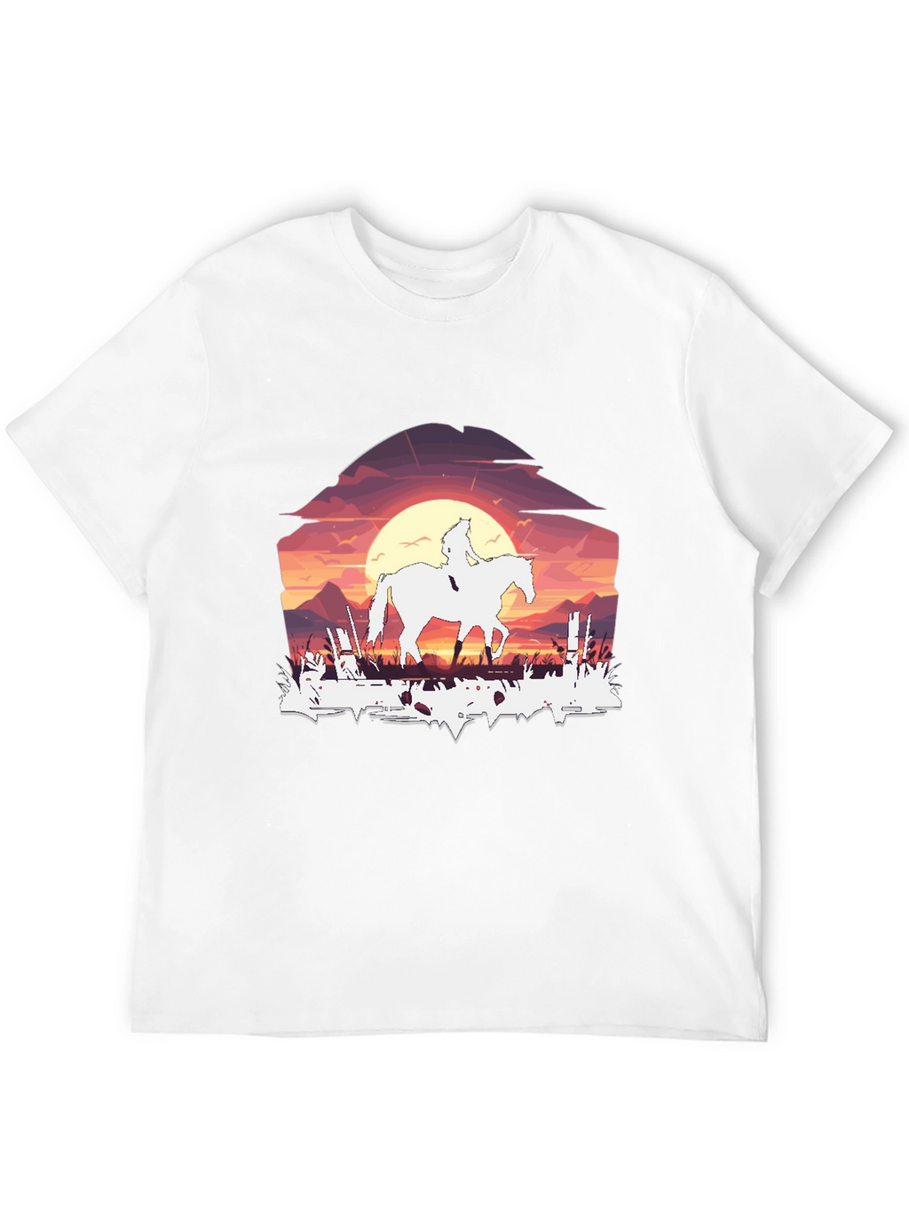 Sunset Rider Graphic Tee - Black