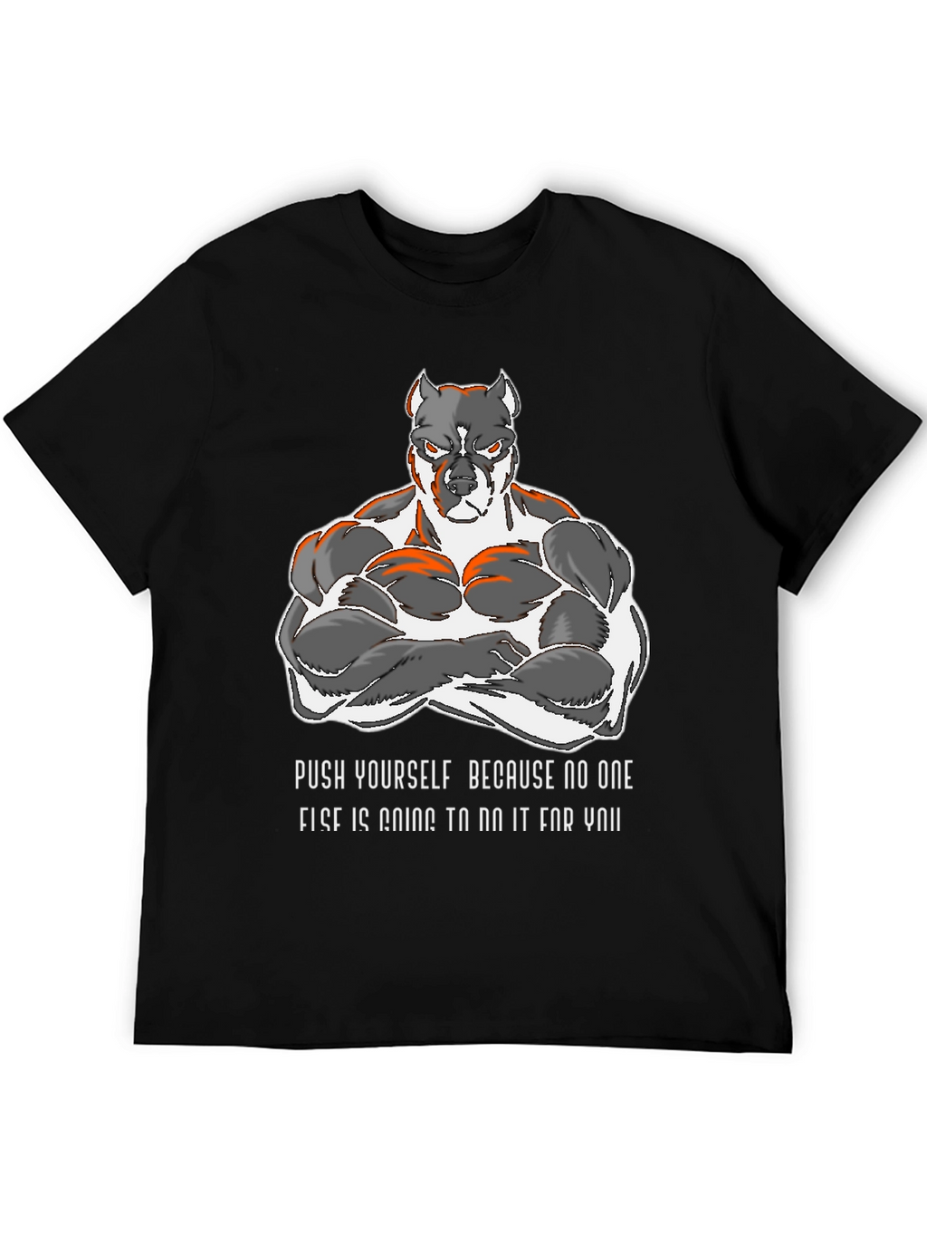 Motivational Pitbull Gym T-Shirt