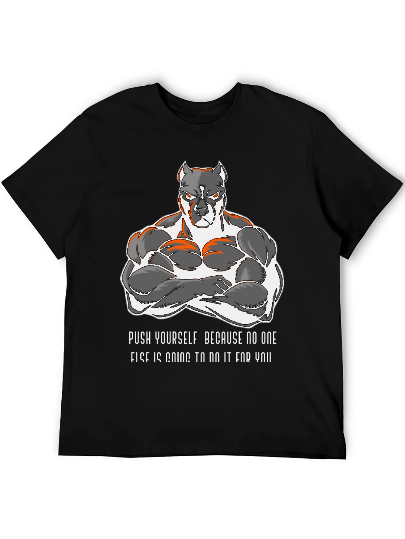 Motivational Pitbull Gym T-Shirt