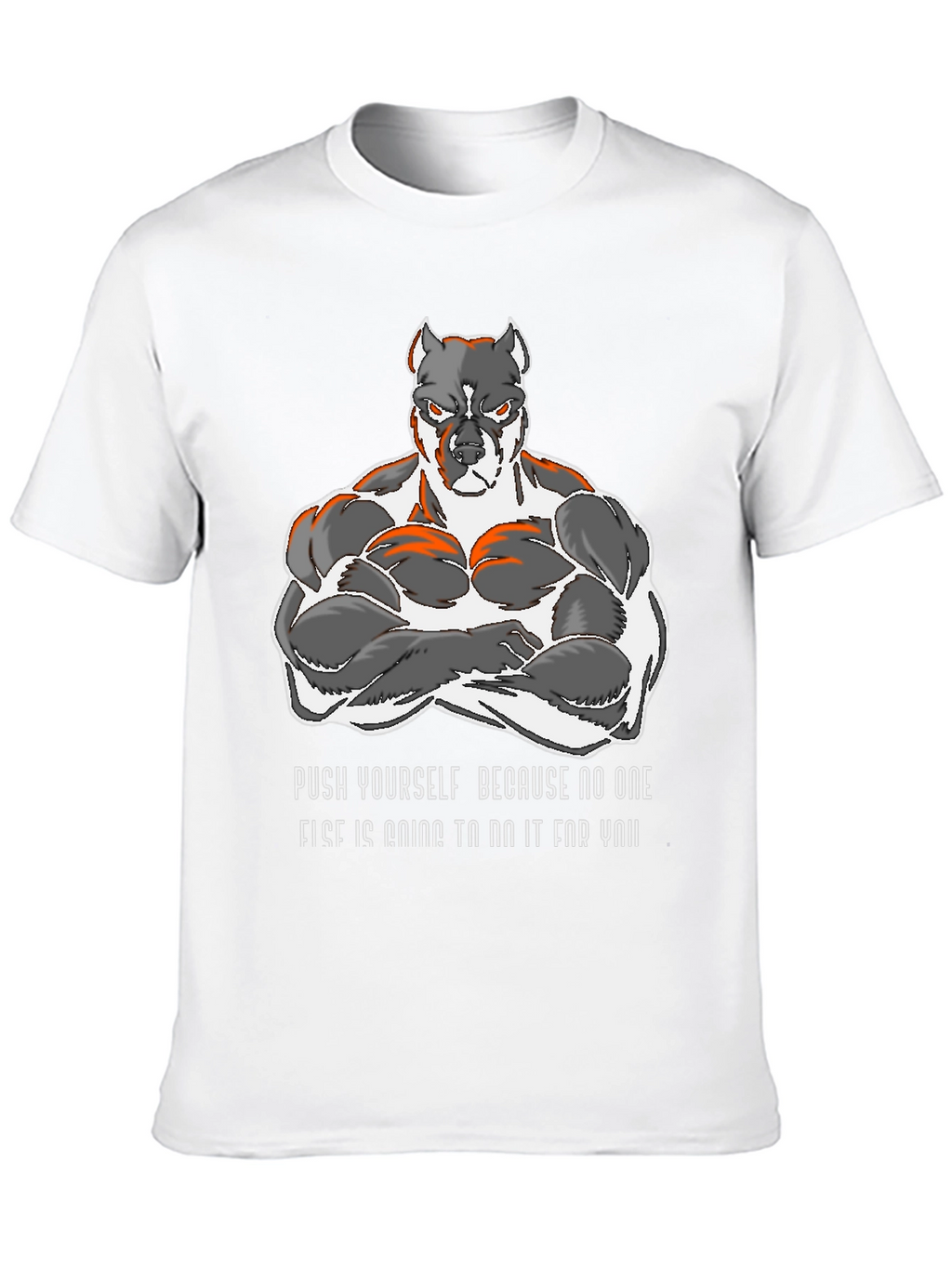 Motivational Pitbull Gym T-Shirt