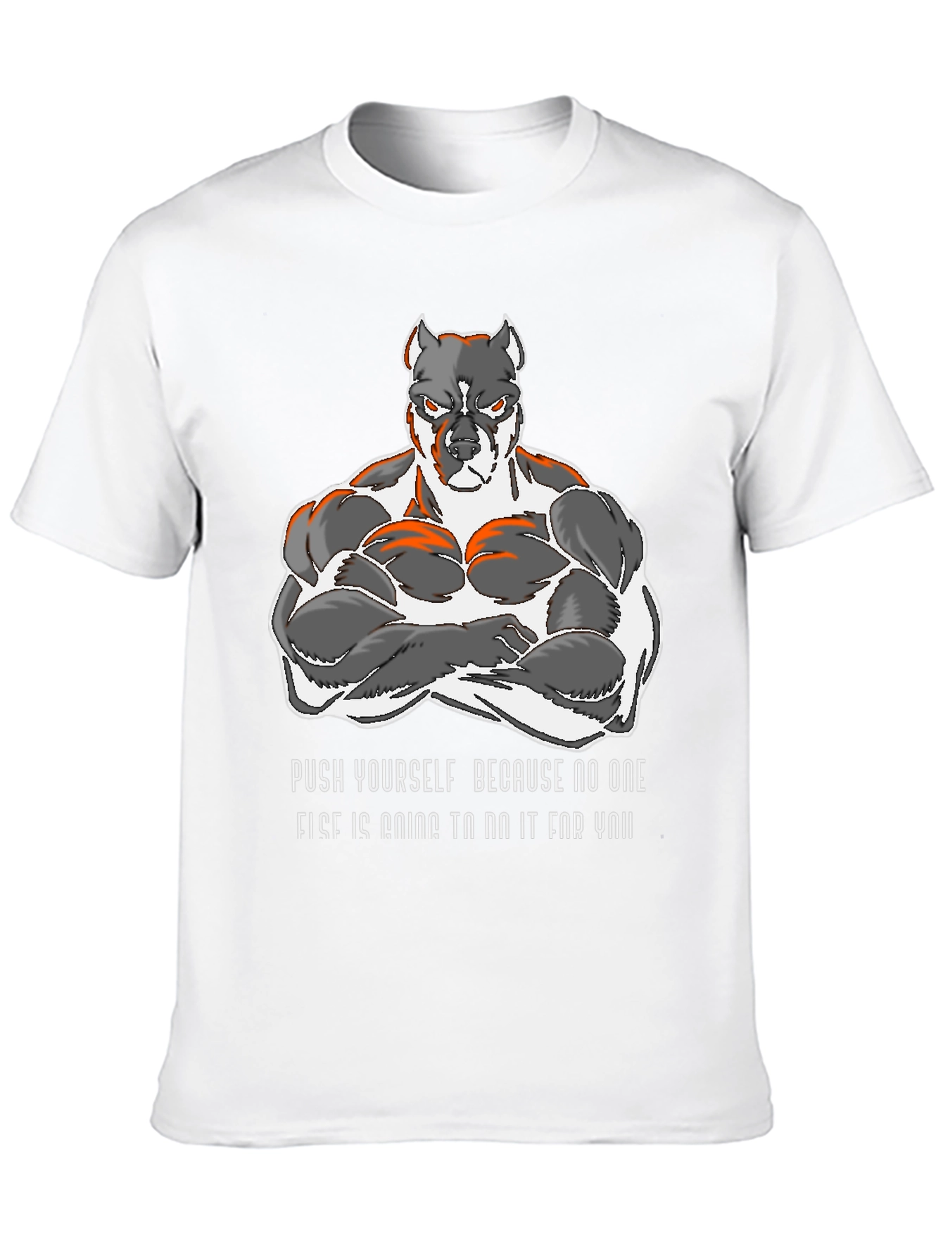 Motivational Pitbull Gym T-Shirt