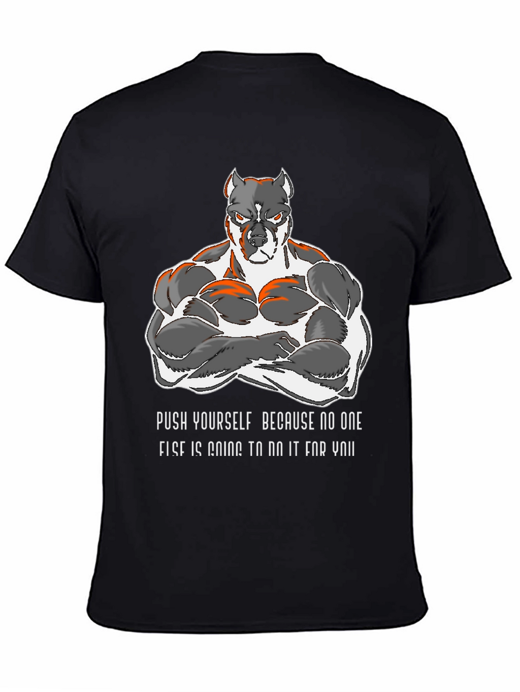 Motivational Pitbull Gym T-Shirt