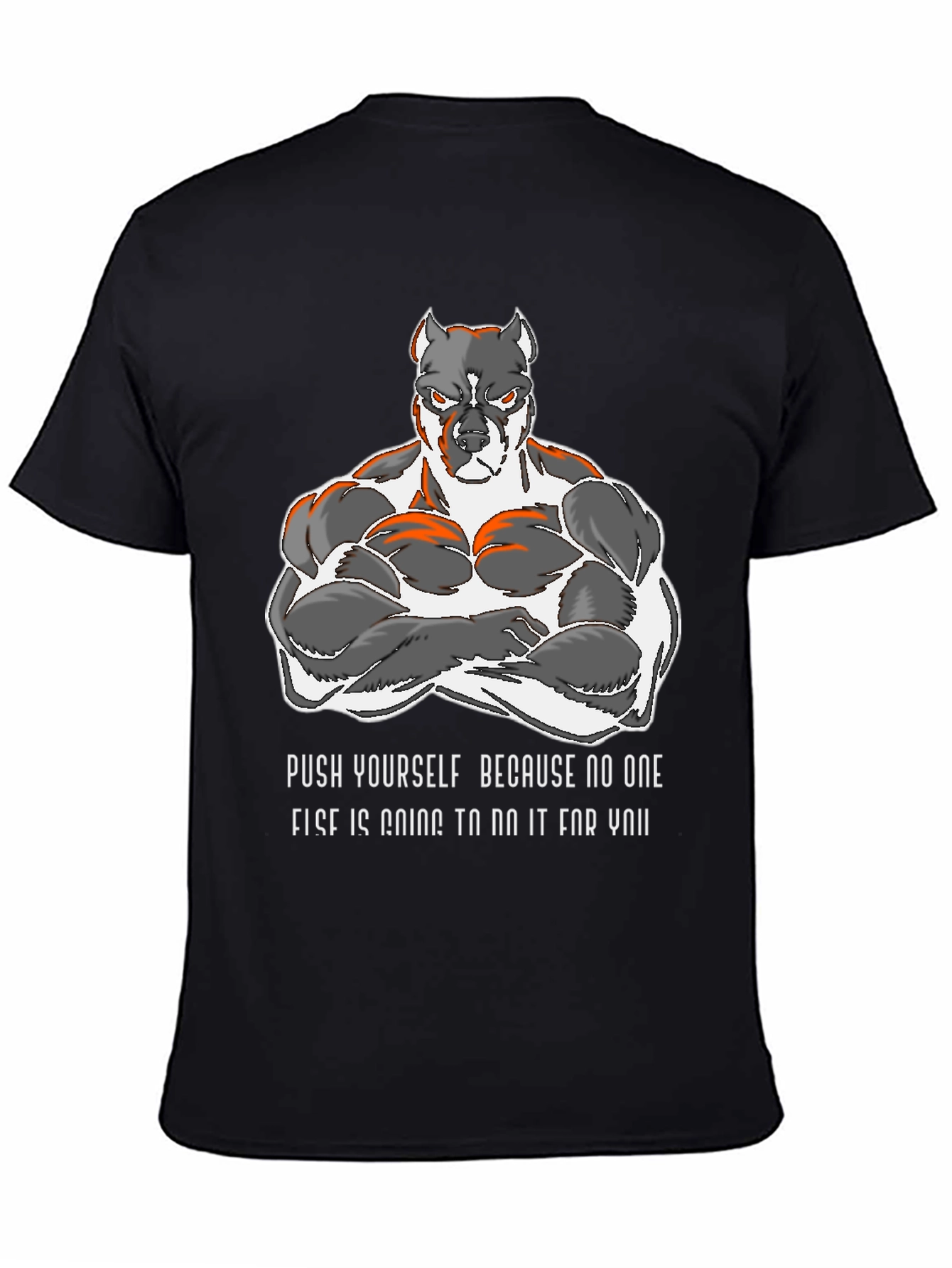 Motivational Pitbull Gym T-Shirt