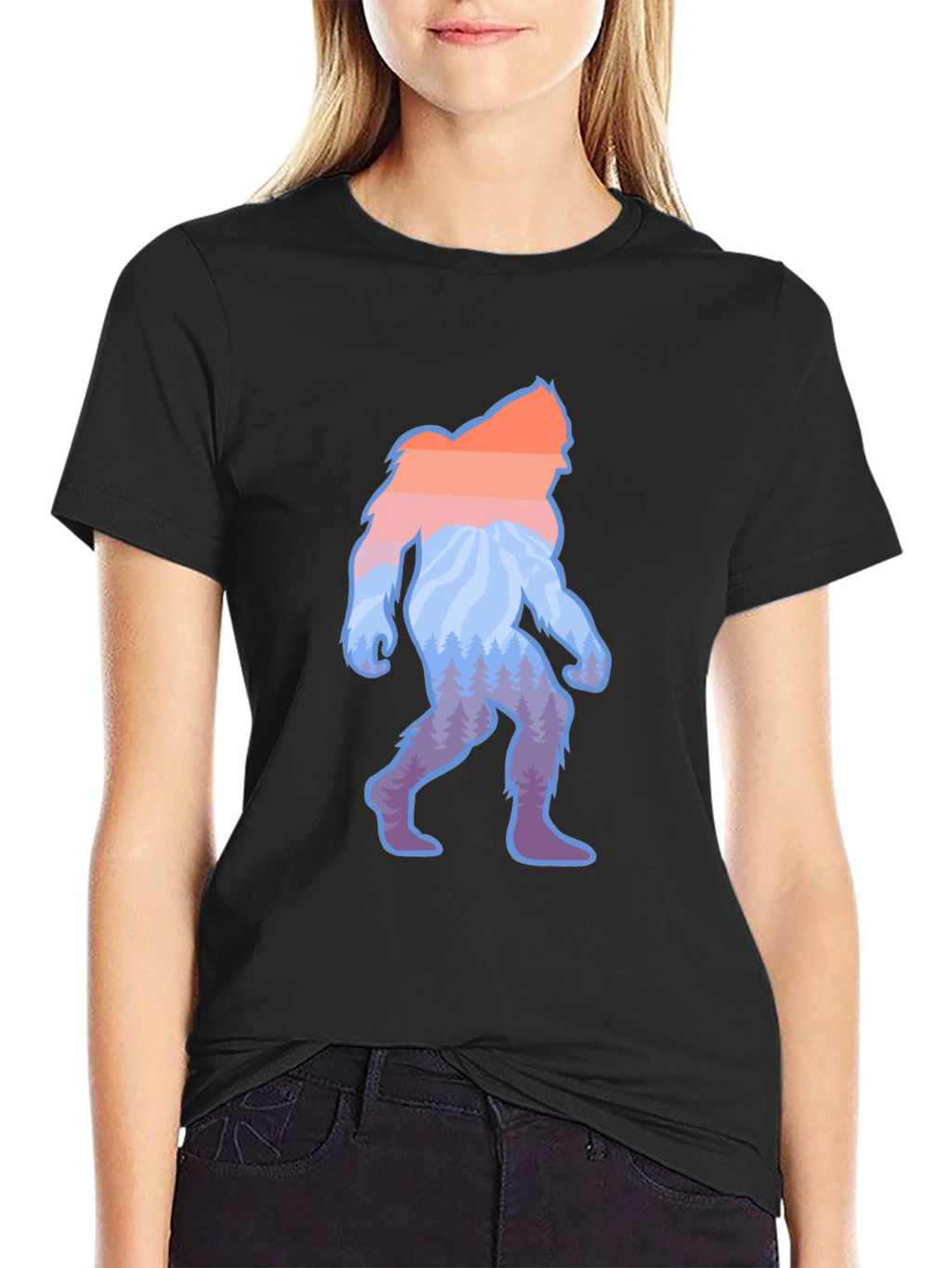 Sasquatch Sunset T-Shirt - Mountain Bigfoot Design