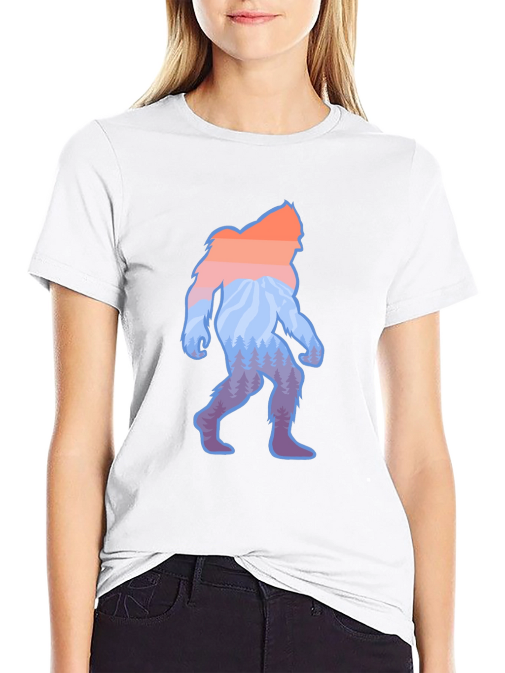 Sasquatch Sunset T-Shirt - Mountain Bigfoot Design