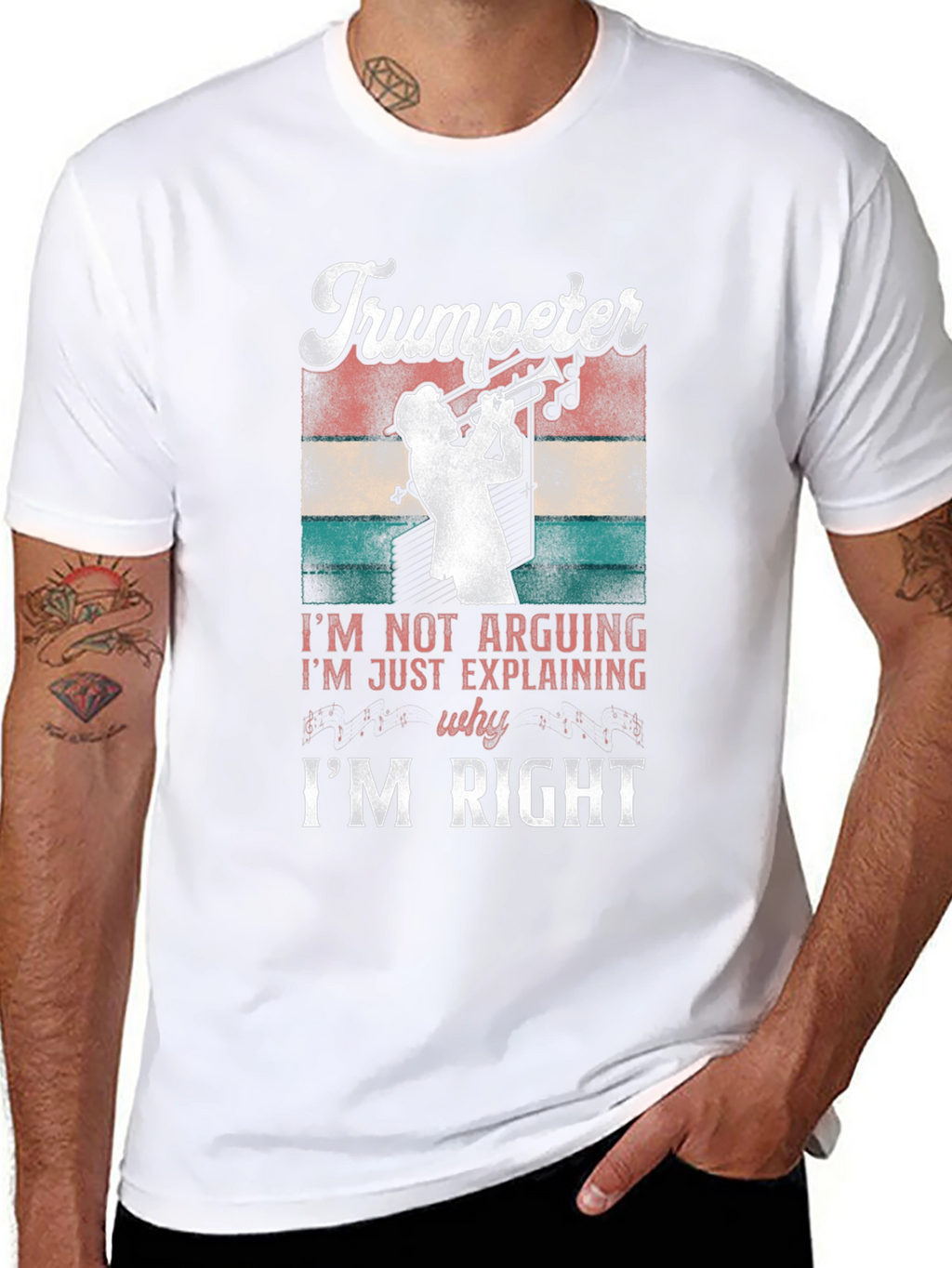 Trumpeter T-Shirt - Im Not Arguing Funny Tee