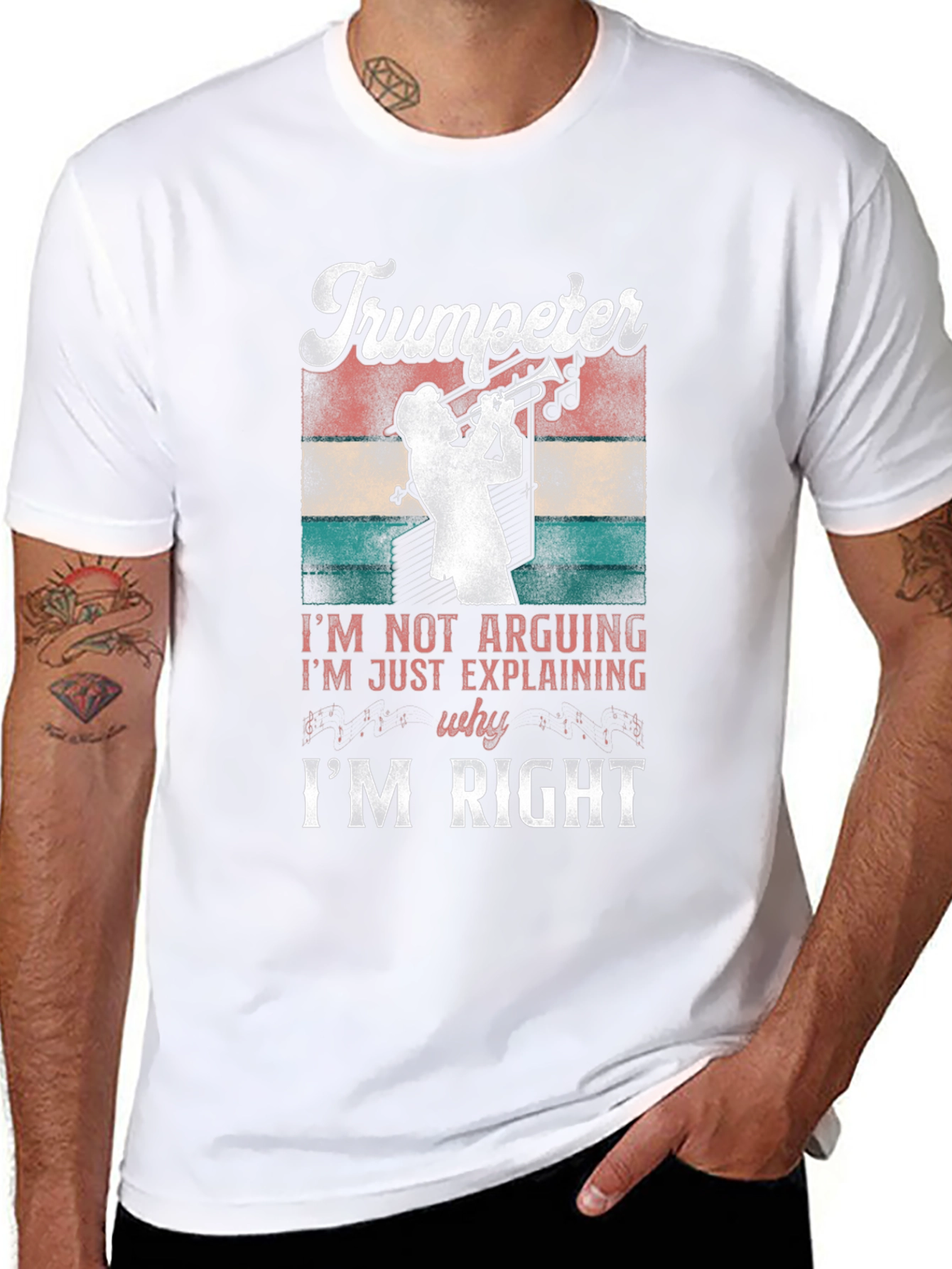 Trumpeter T-Shirt - Im Not Arguing Funny Tee