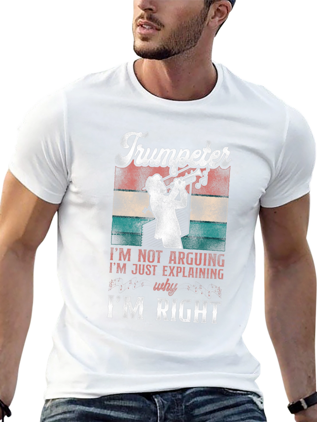 Trumpeter T-Shirt - Im Not Arguing Funny Tee