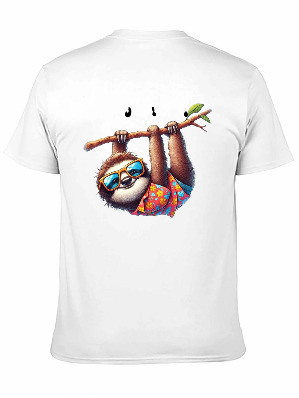 Cool Sloth Graphic T-Shirt - Casual Black Tee