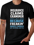 Insurance Claims Examiner Graphic T-Shirt