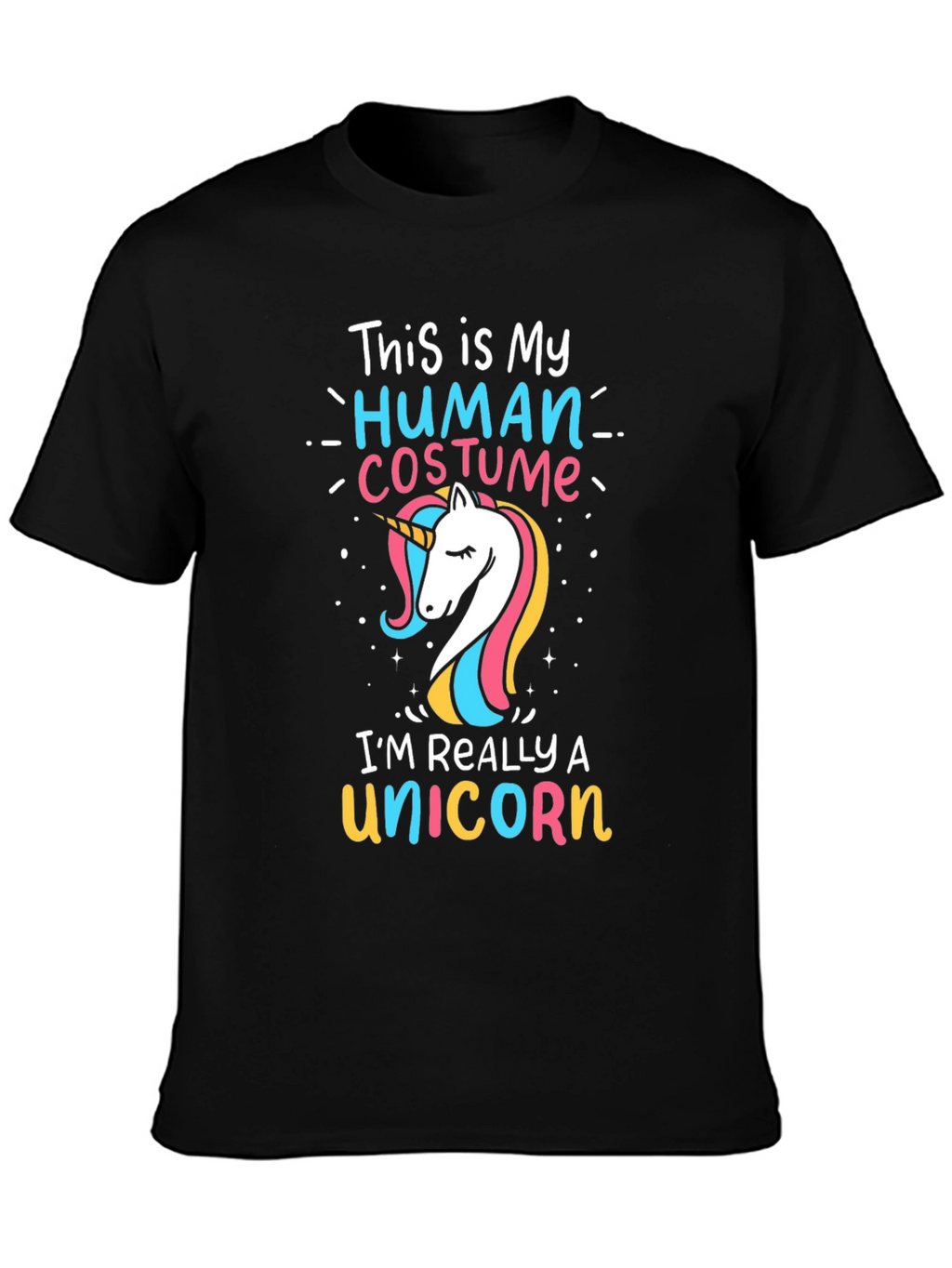 Human Costume Unicorn T-Shirt