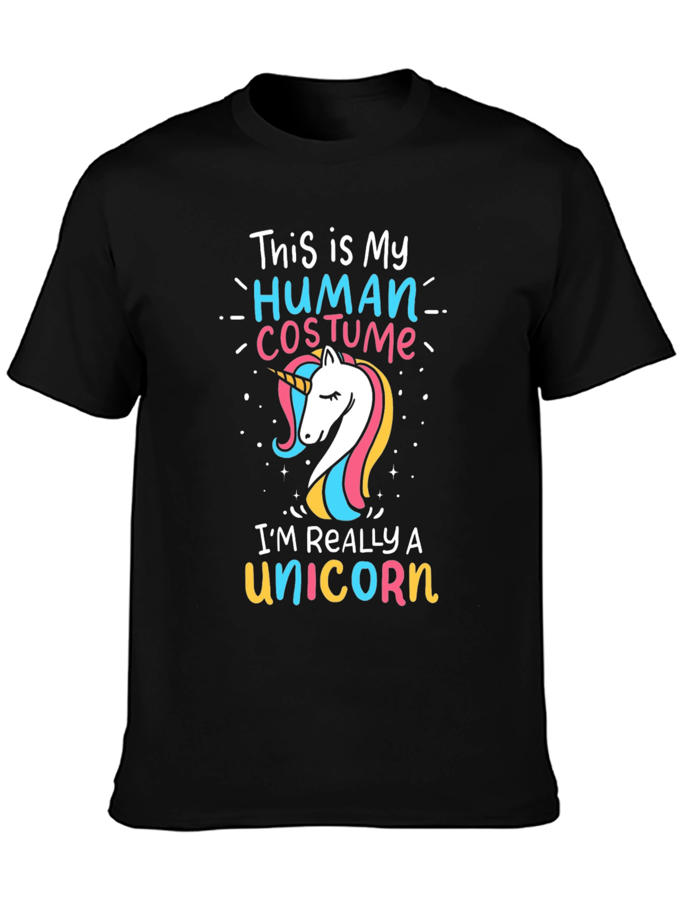 Human Costume Unicorn T-Shirt