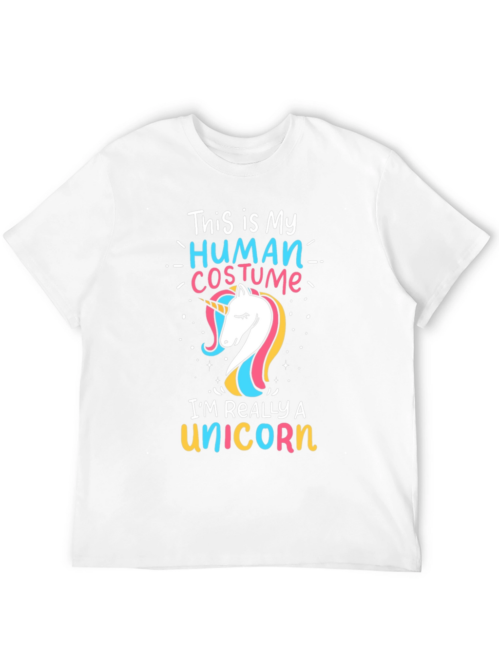 Human Costume Unicorn T-Shirt