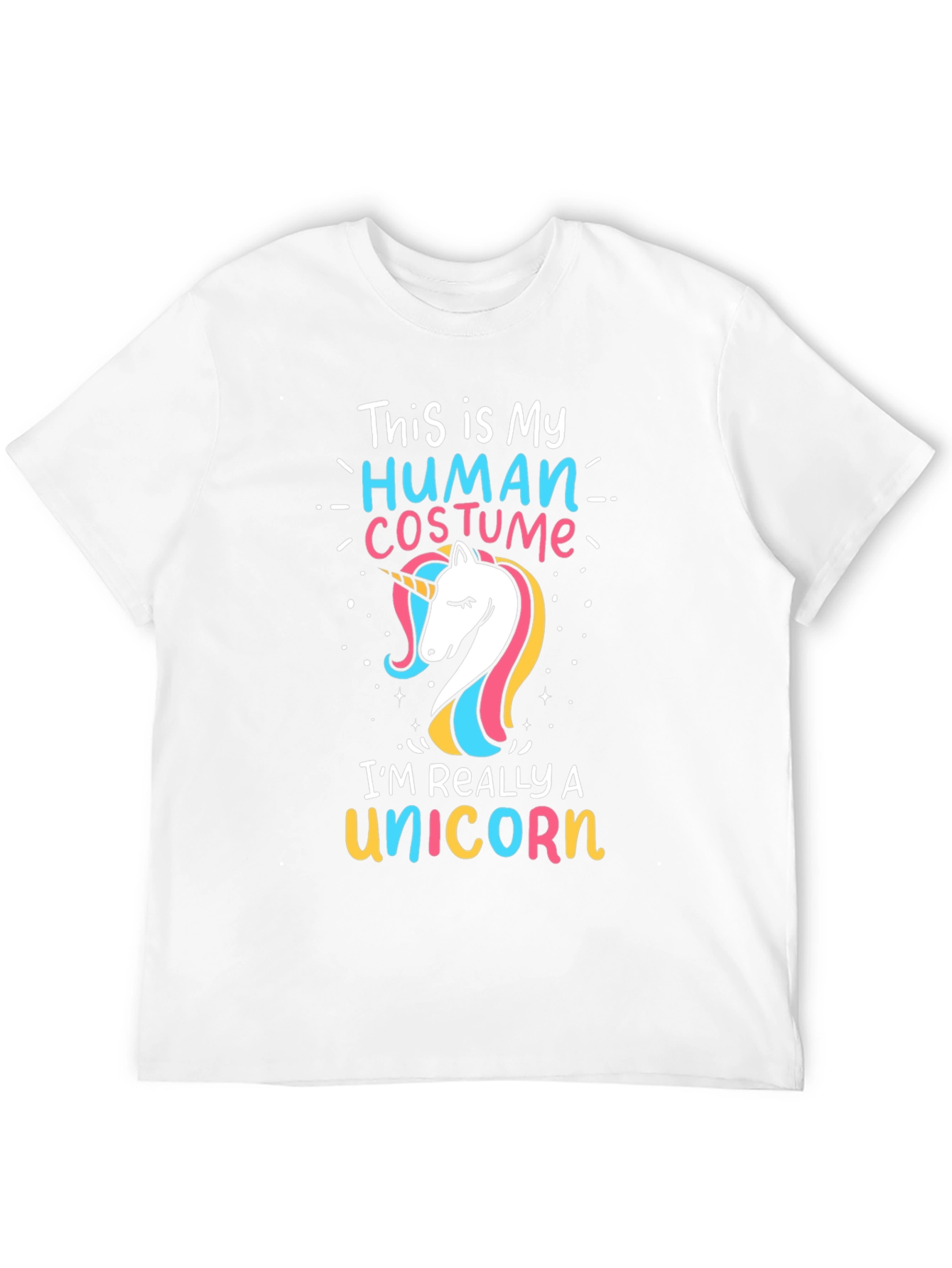 Human Costume Unicorn T-Shirt