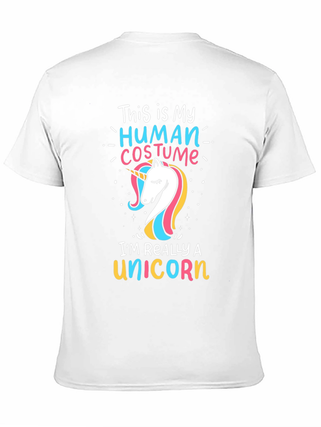 Human Costume Unicorn T-Shirt
