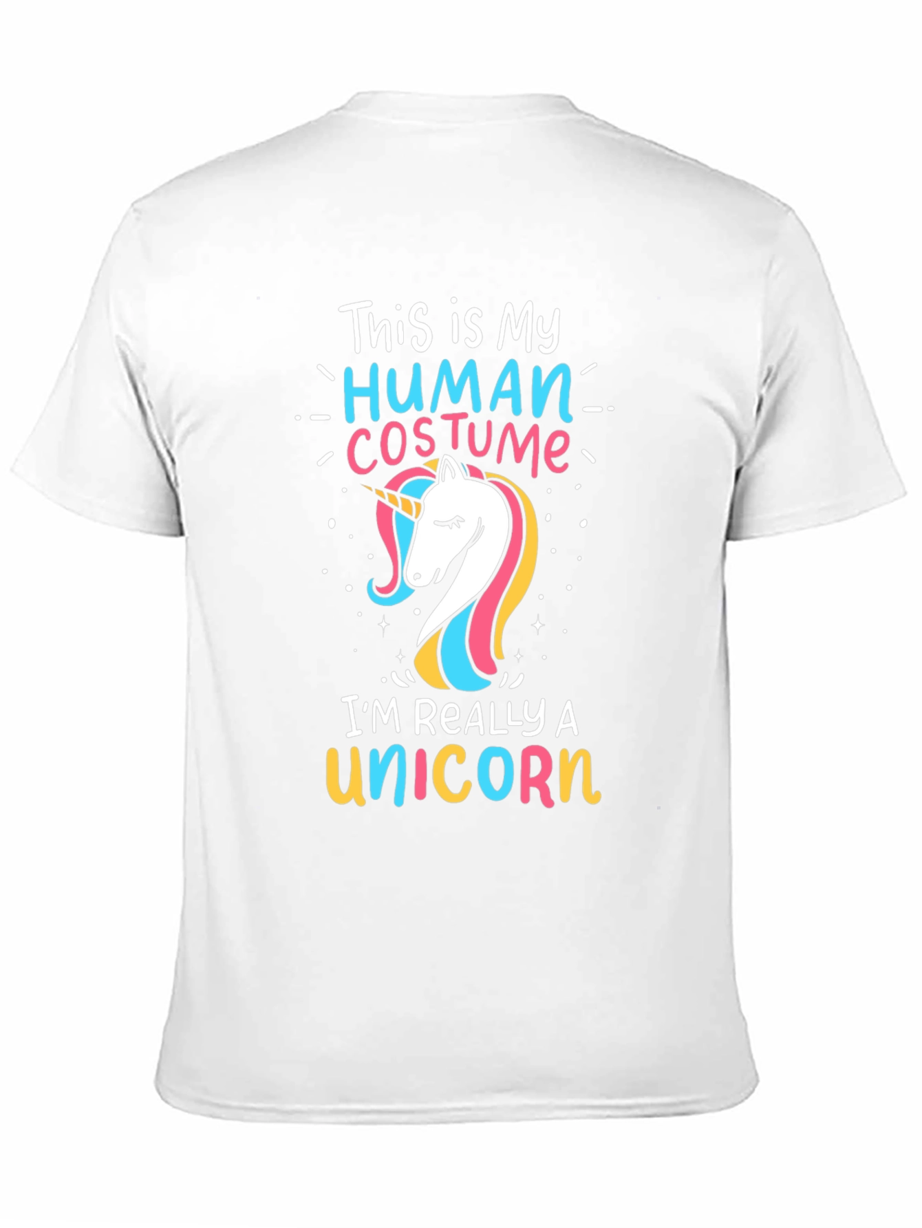 Human Costume Unicorn T-Shirt