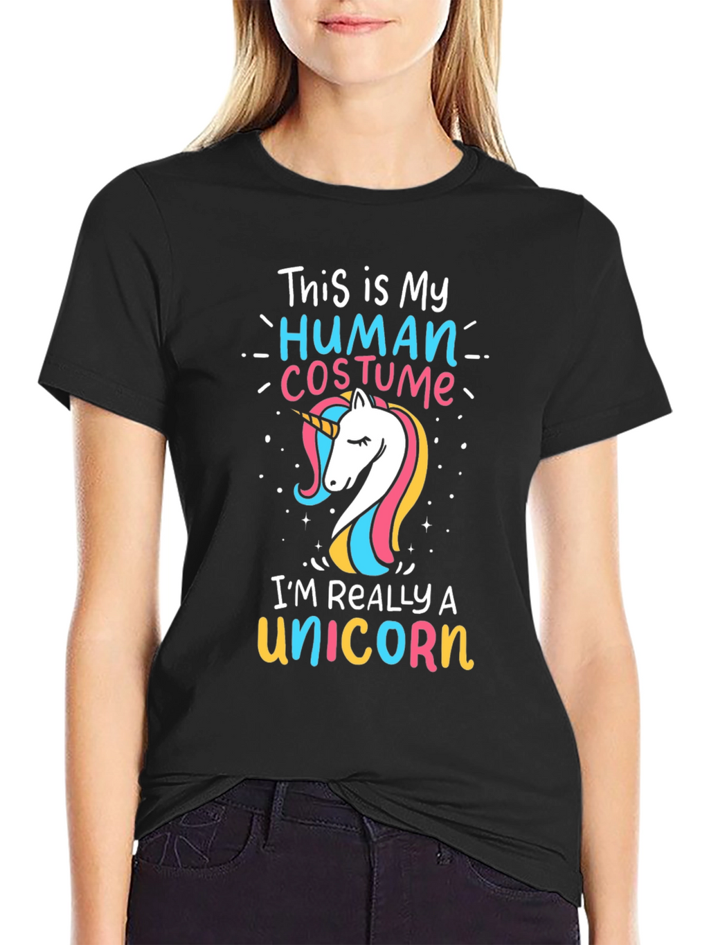 Human Costume Unicorn T-Shirt