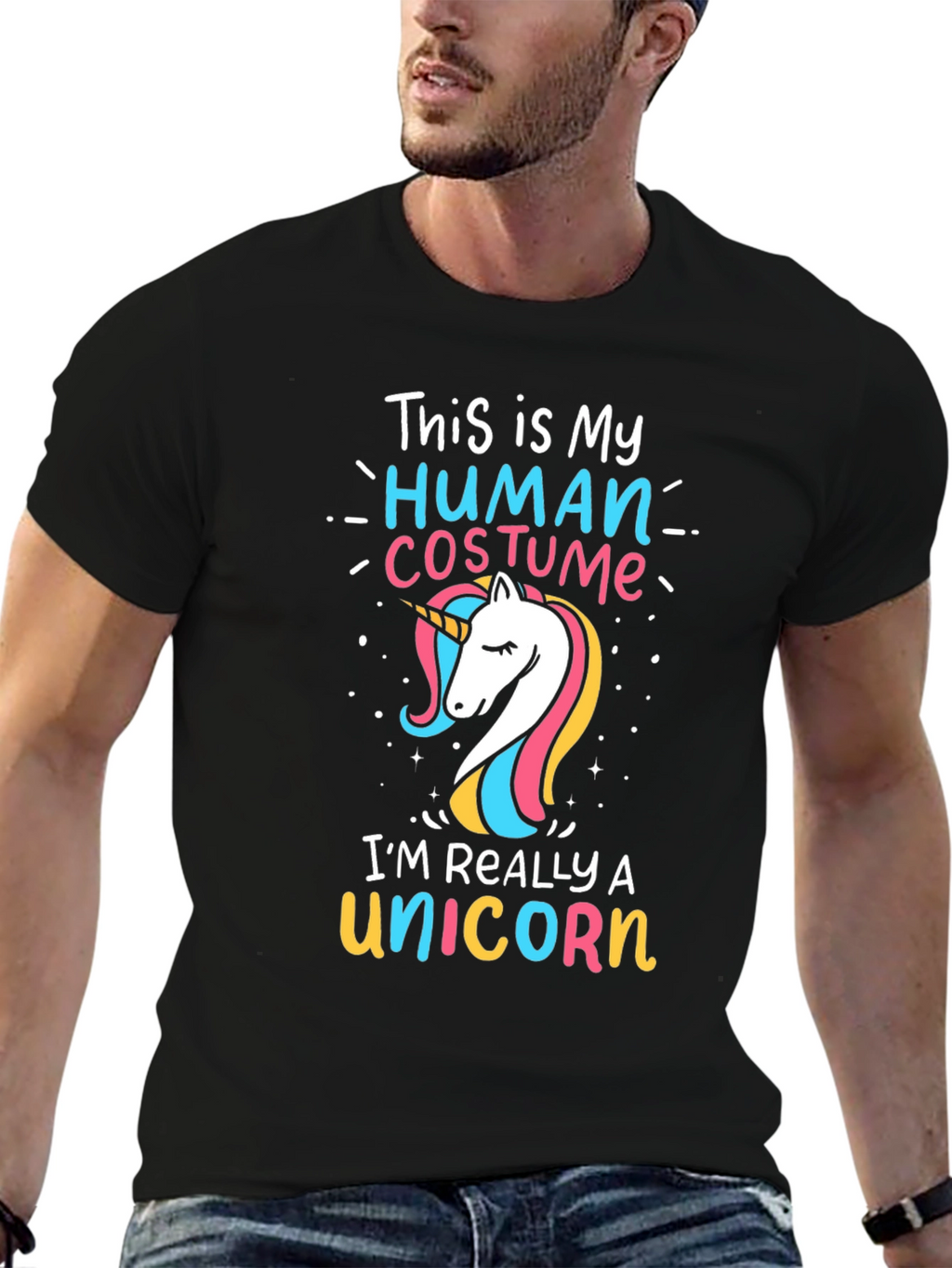 Human Costume Unicorn T-Shirt