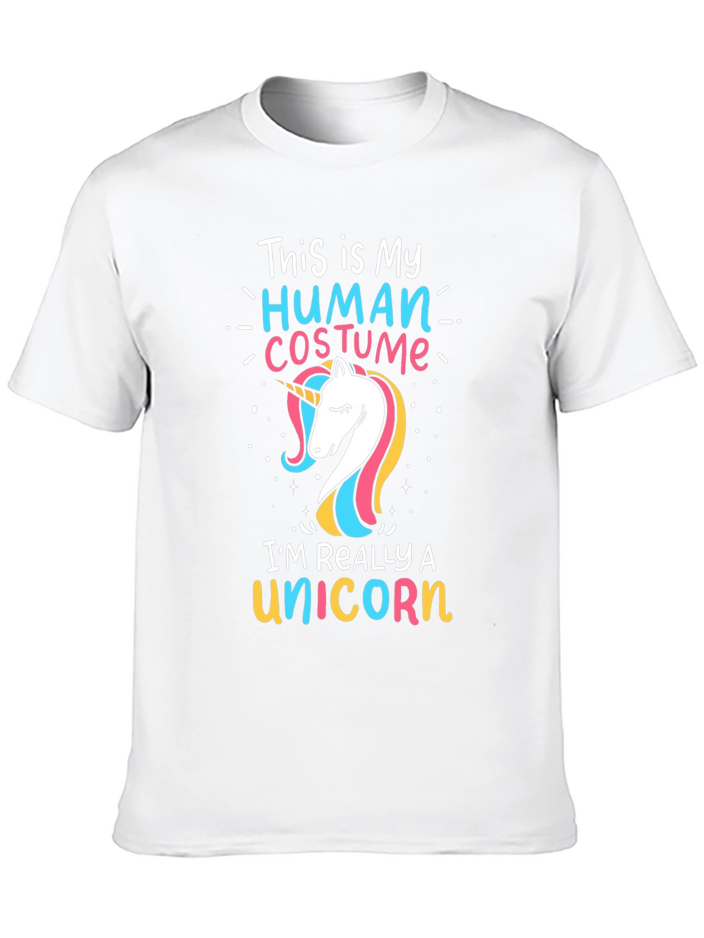Human Costume Unicorn T-Shirt