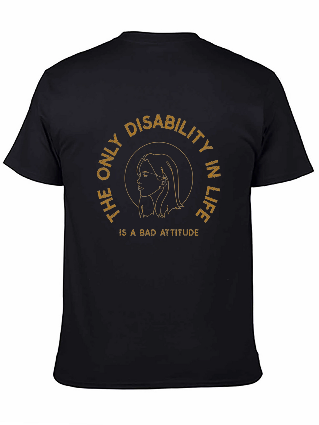 Inspirational Graphic T-Shirt - Bad Attitude