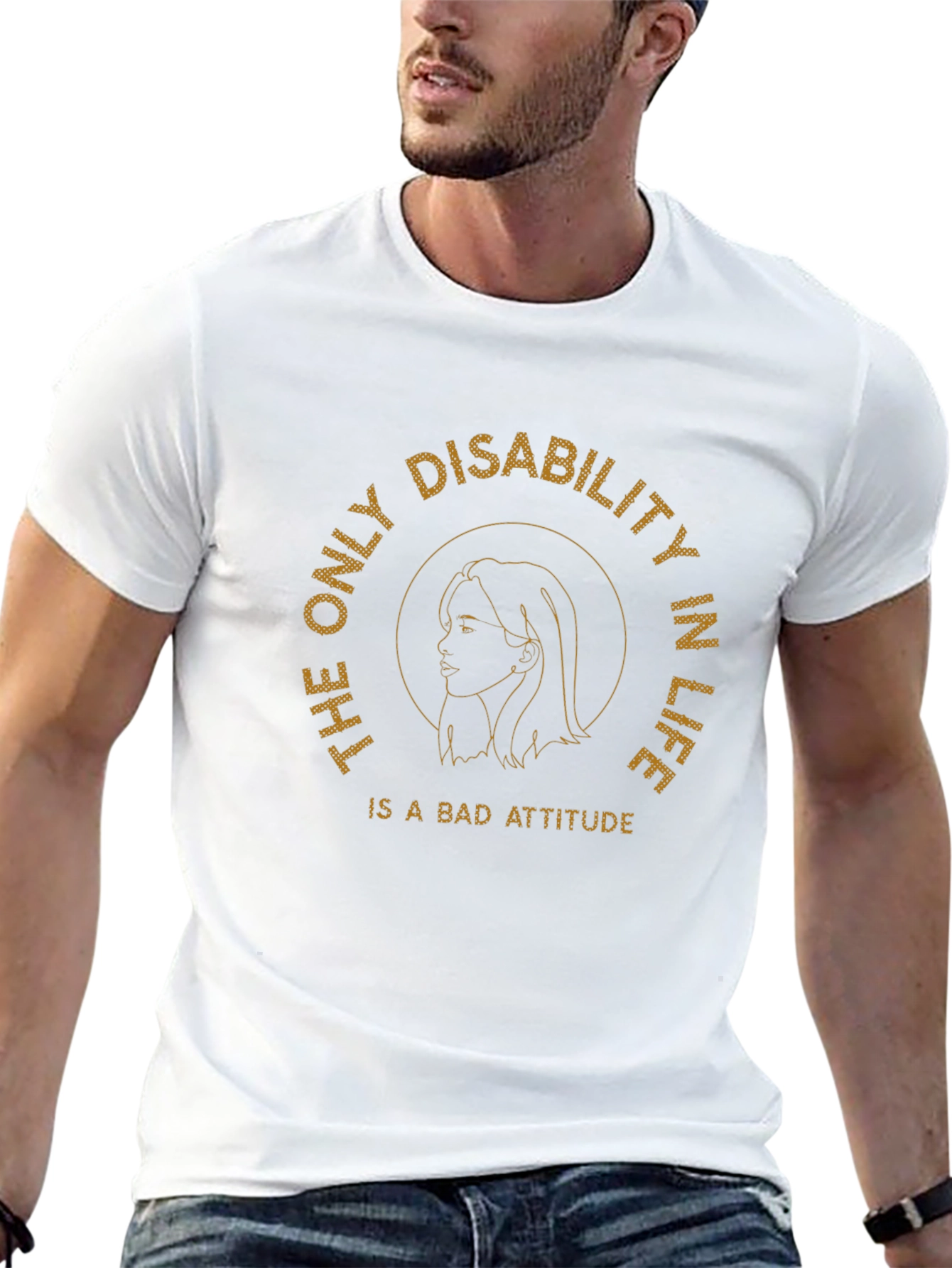 Inspirational Graphic T-Shirt - Bad Attitude