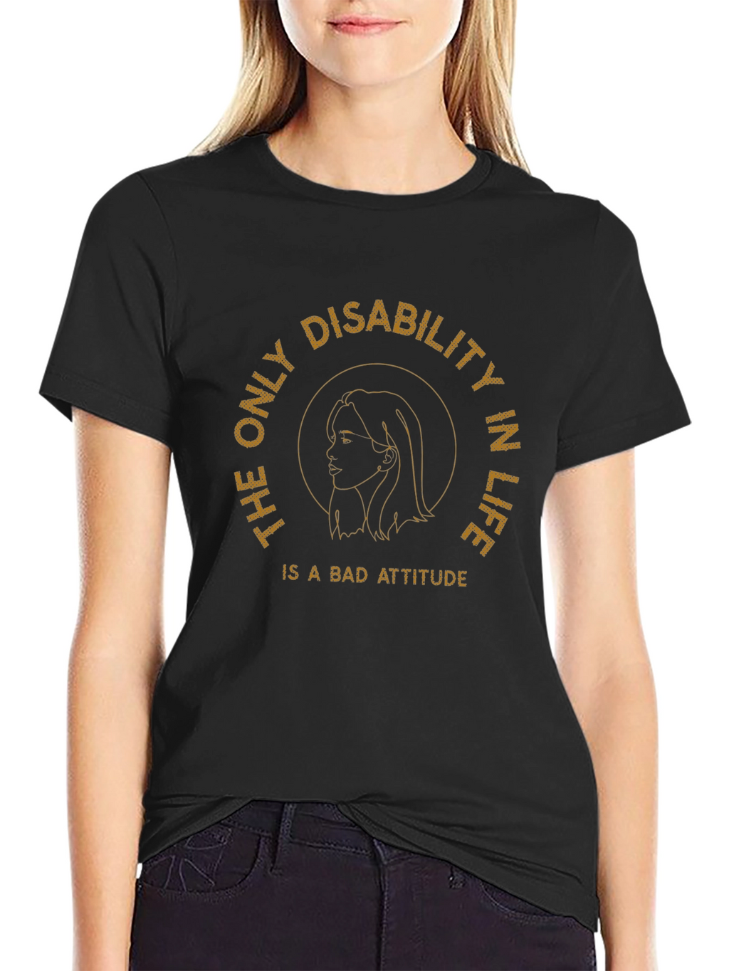 Inspirational Graphic T-Shirt - Bad Attitude