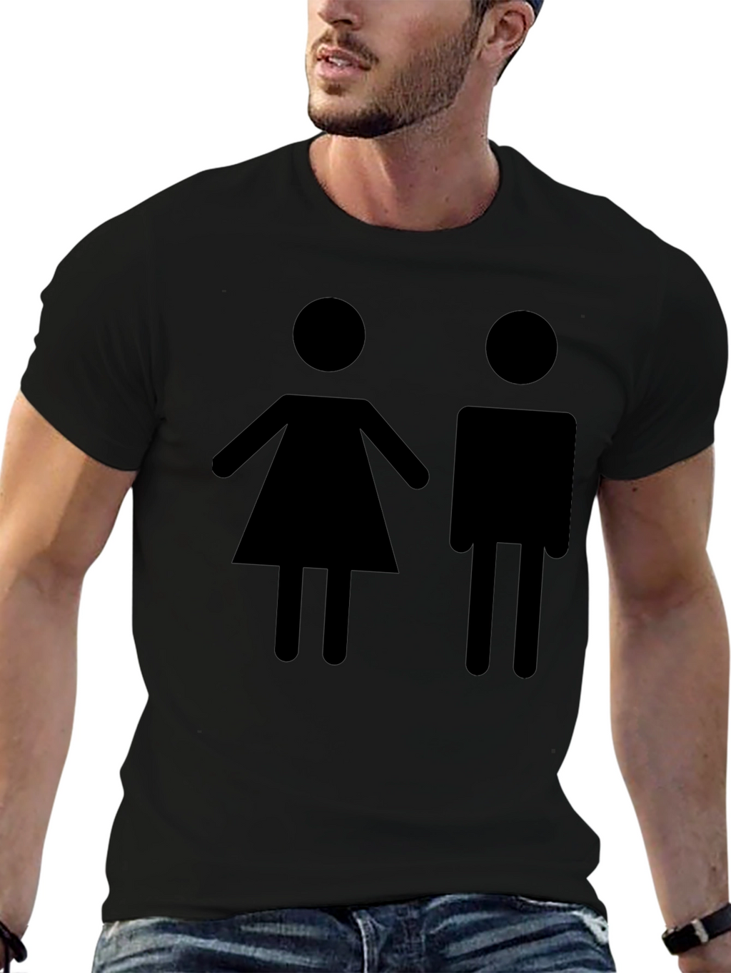 Gender Symbol T-Shirt - Unisex Crew Neck