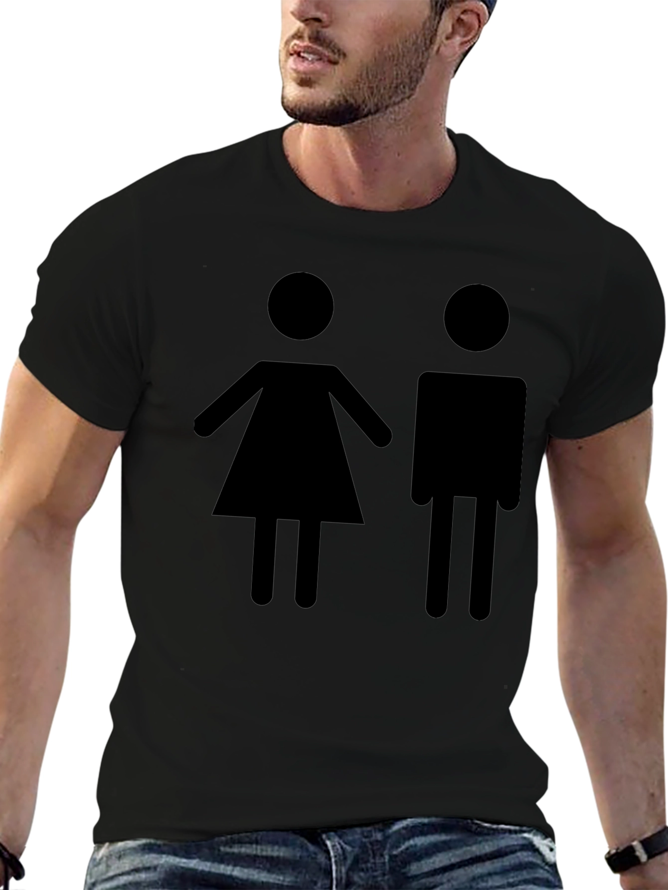 Gender Symbol T-Shirt - Unisex Crew Neck