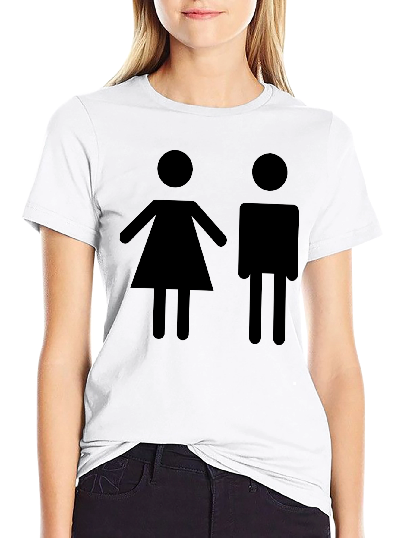 Gender Symbol T-Shirt - Unisex Crew Neck