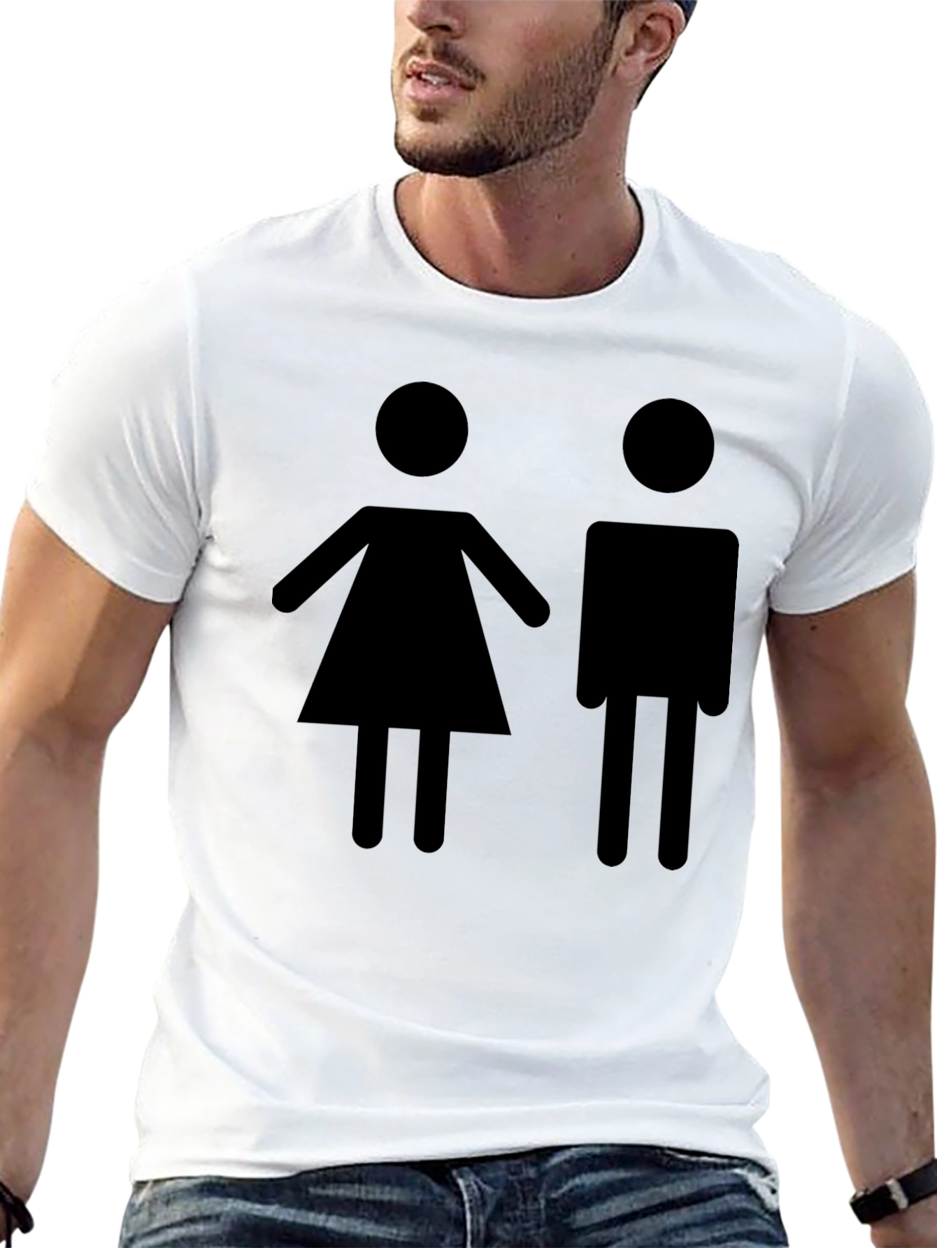 Gender Symbol T-Shirt - Unisex Crew Neck