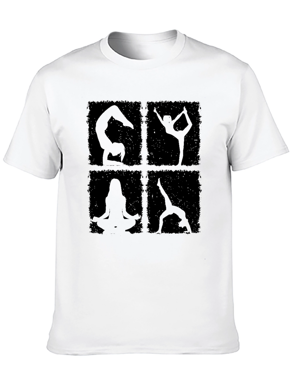 Yoga Pose Graphic Print T-Shirt