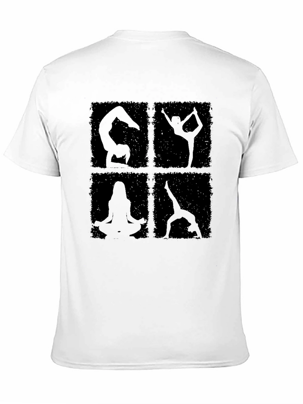 Yoga Pose Graphic Print T-Shirt