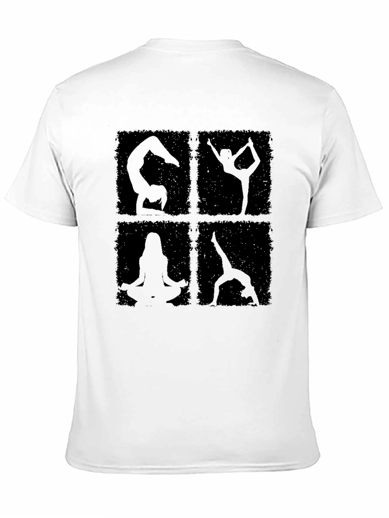 Yoga Pose Graphic Print T-Shirt