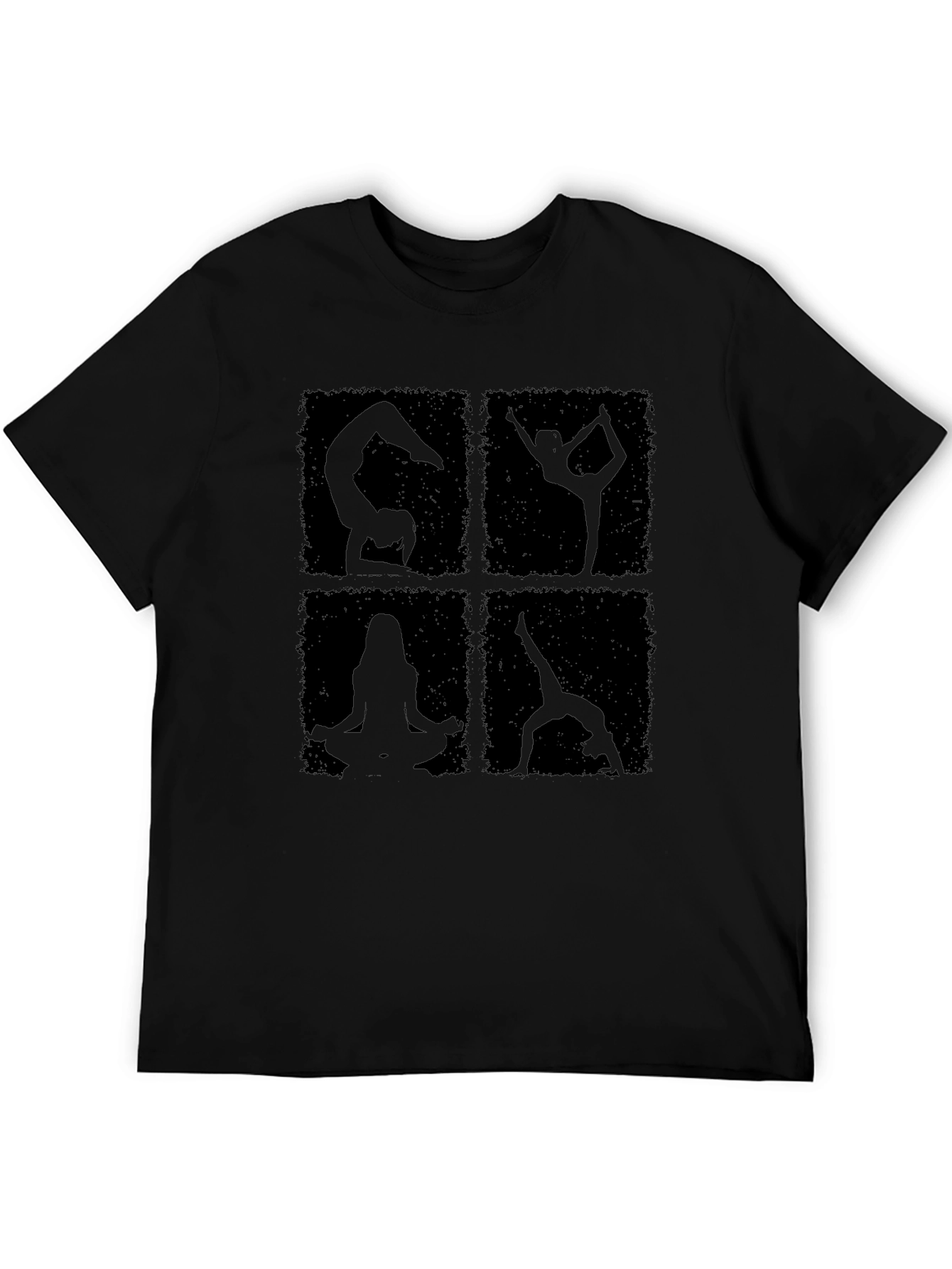 Yoga Pose Graphic Print T-Shirt