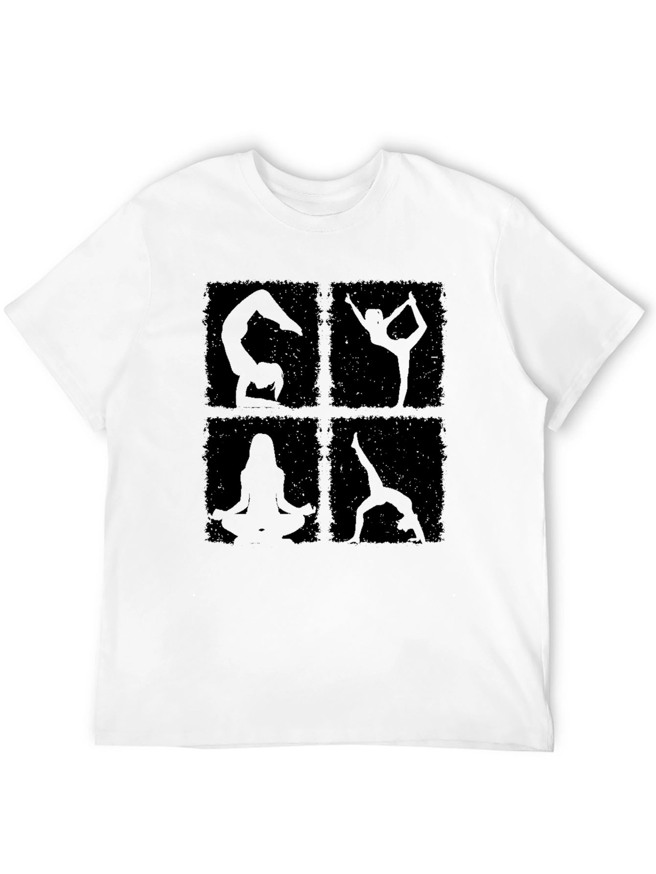 Yoga Pose Graphic Print T-Shirt