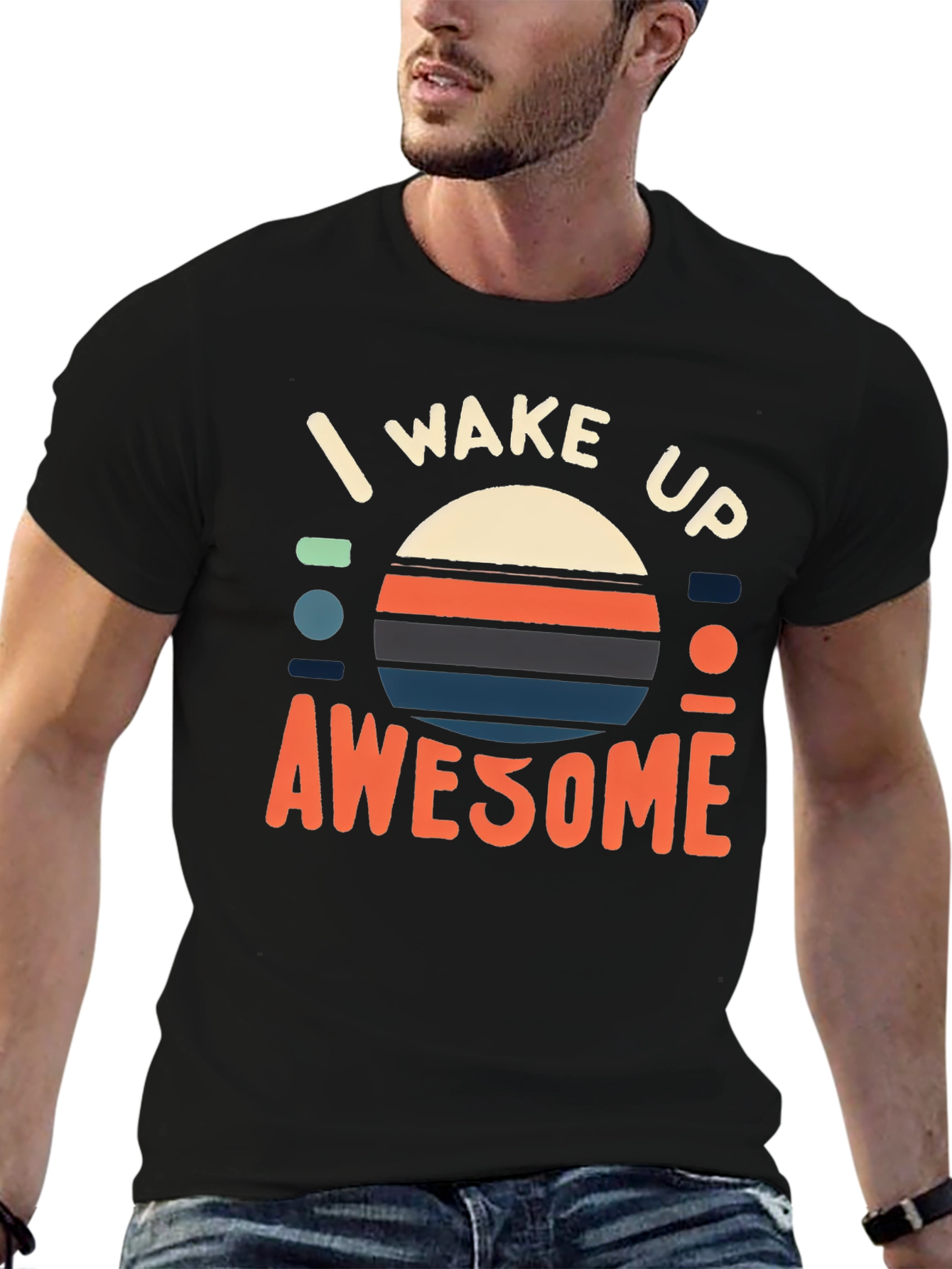 I Wake Up Awesome Graphic Tee