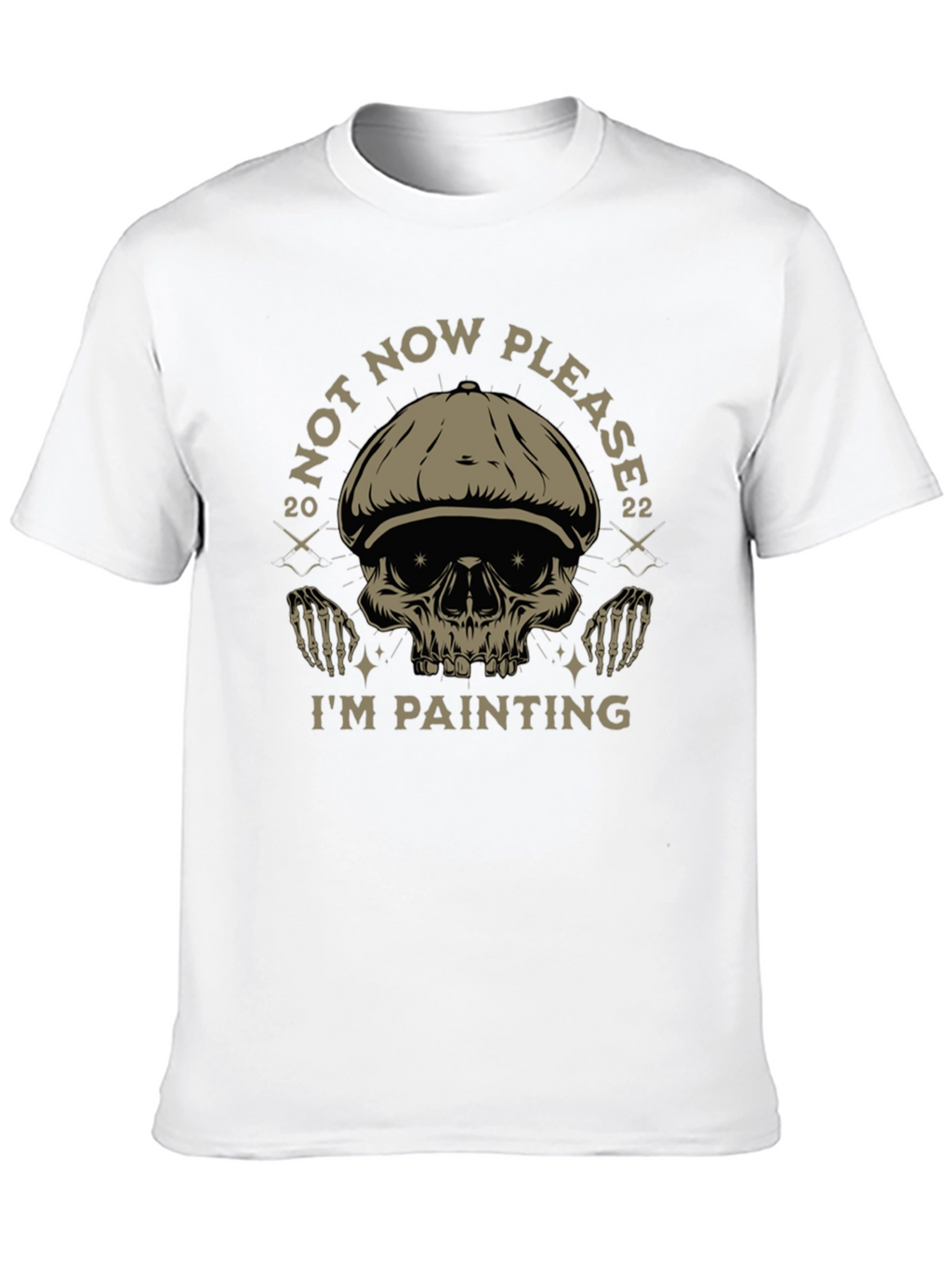Not Now Please Painting T-Shirt
