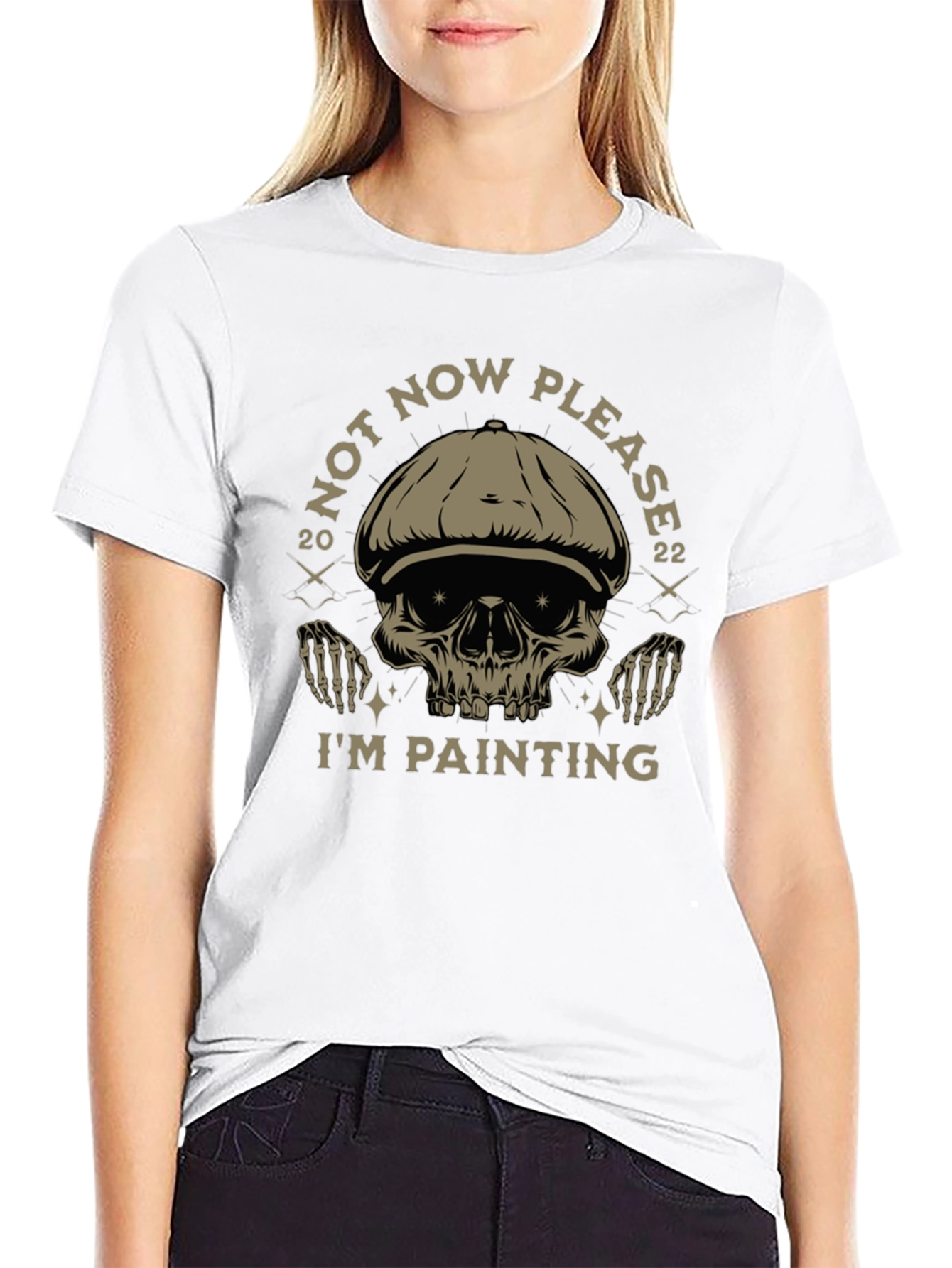 Not Now Please Painting T-Shirt