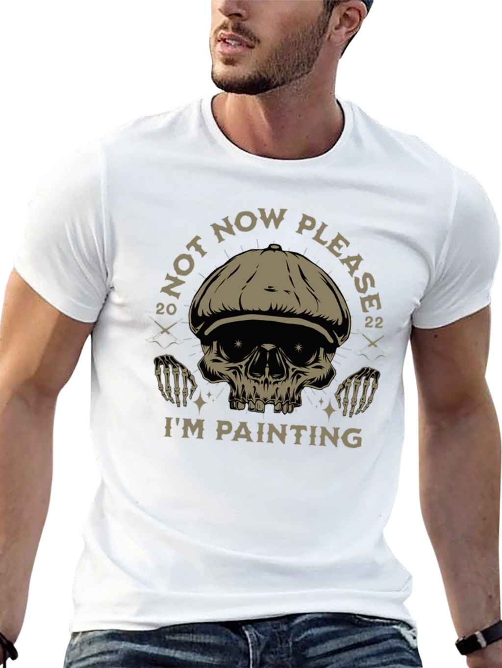 Not Now Please Painting T-Shirt