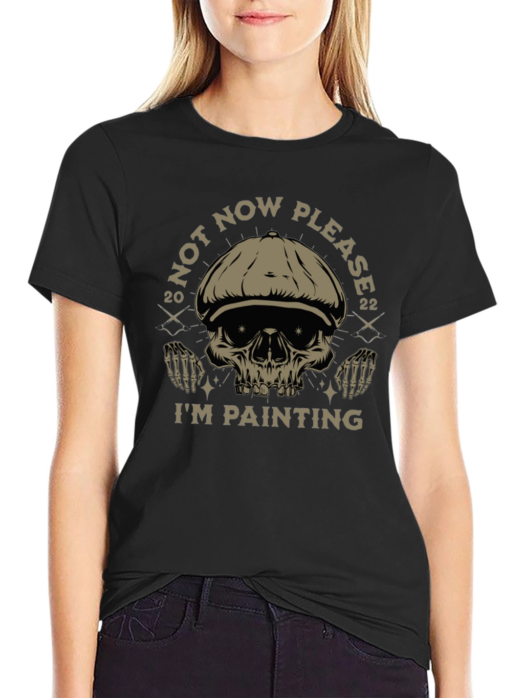 Not Now Please Painting T-Shirt