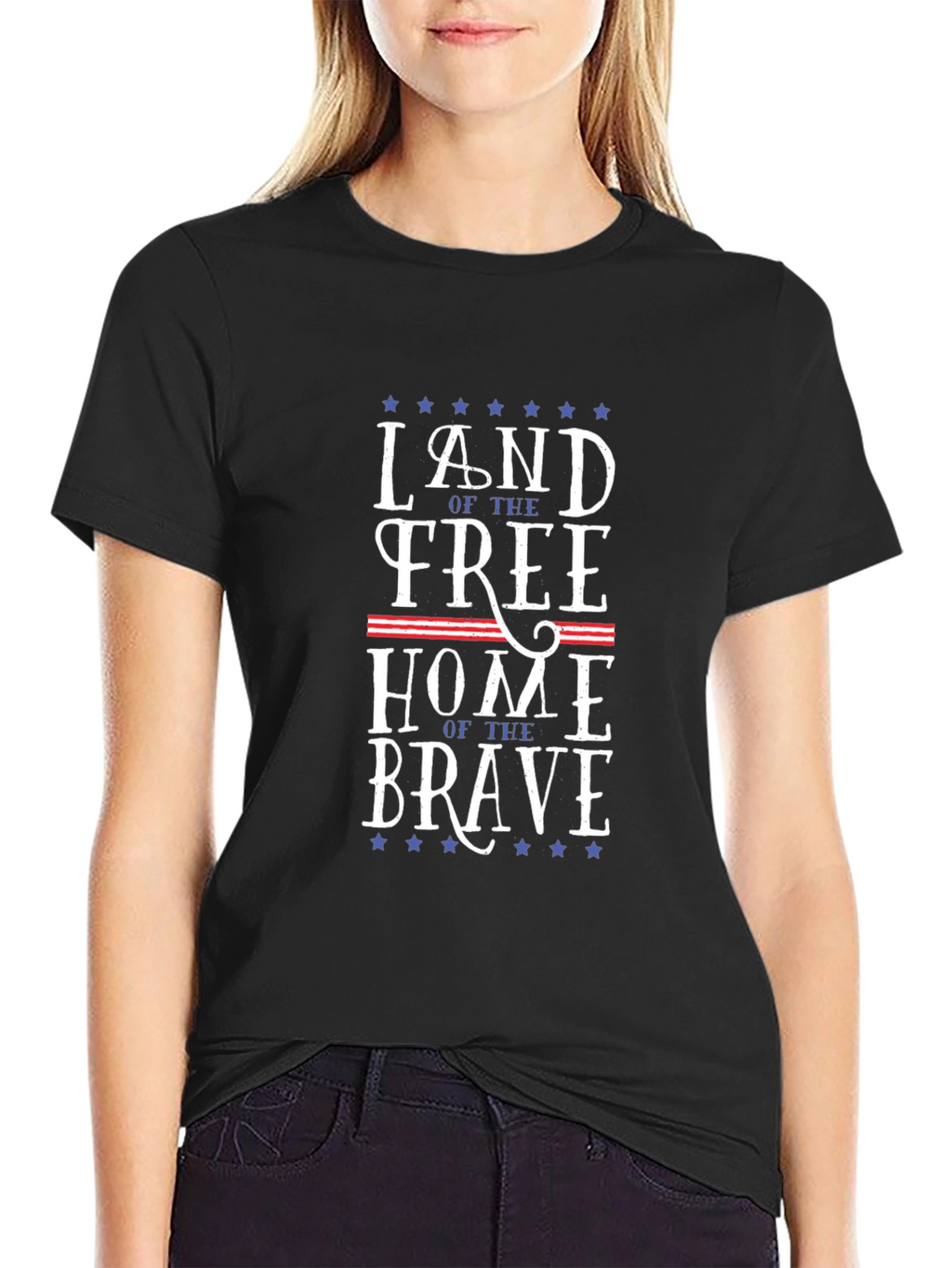 Land of the Free T-Shirt - Patriotic Graphic Tee