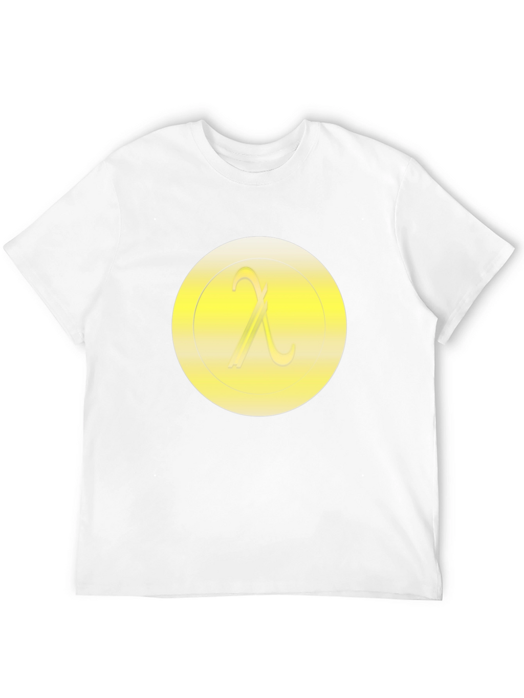 Lambda Symbol T-Shirt - Minimalist Design