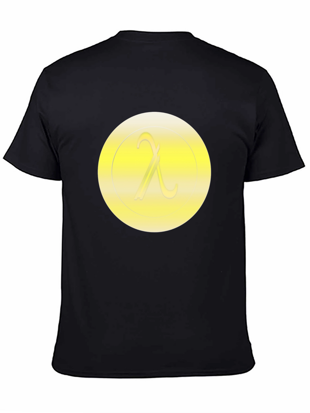 Lambda Symbol T-Shirt - Minimalist Design