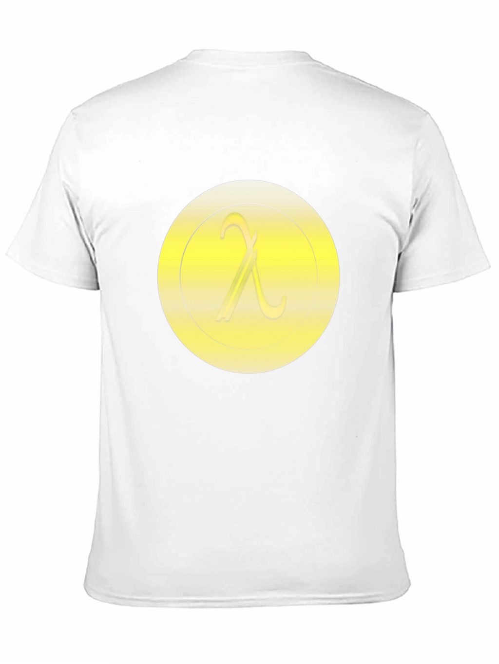 Lambda Symbol T-Shirt - Minimalist Design